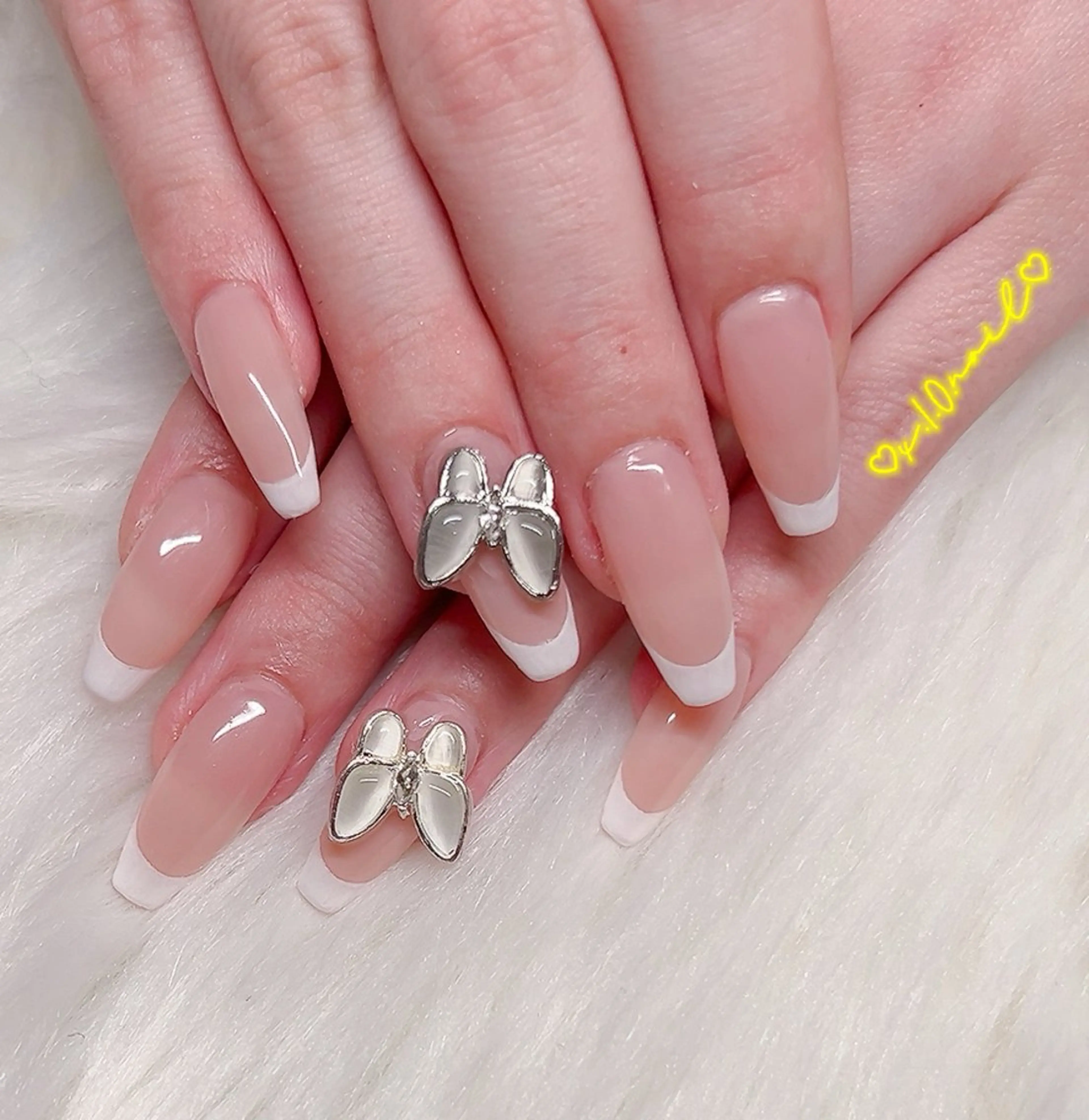 ネイル フレンチネイル スカルプネイル シンプルネイル ハンドネイル x.1.0.nail ♡Cのネイルデザイン