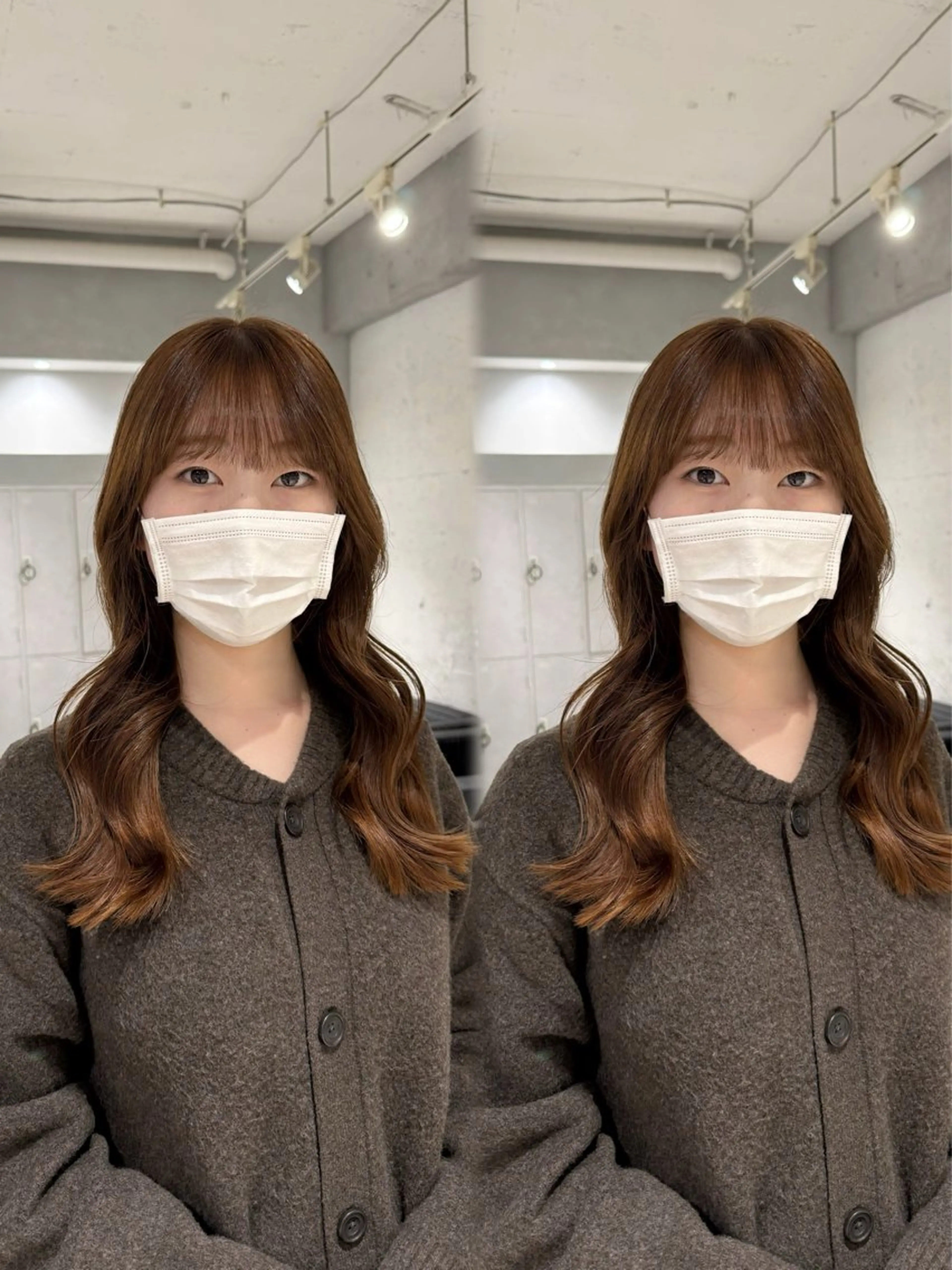 ロング あんな🦋レイヤー カット/透明感カラーのヘアスタイル