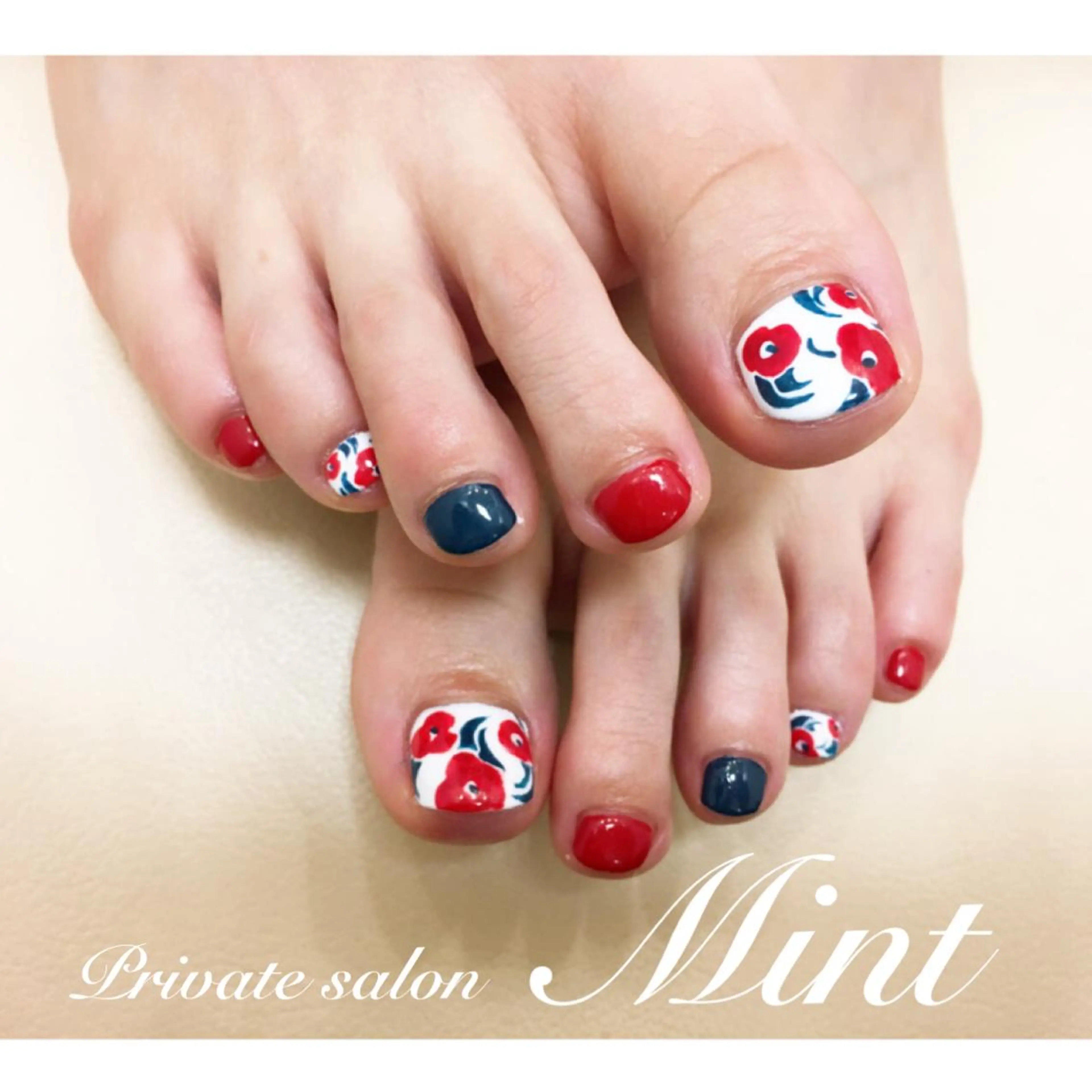 ネイル フットネイル Mint. nailのネイルデザイン