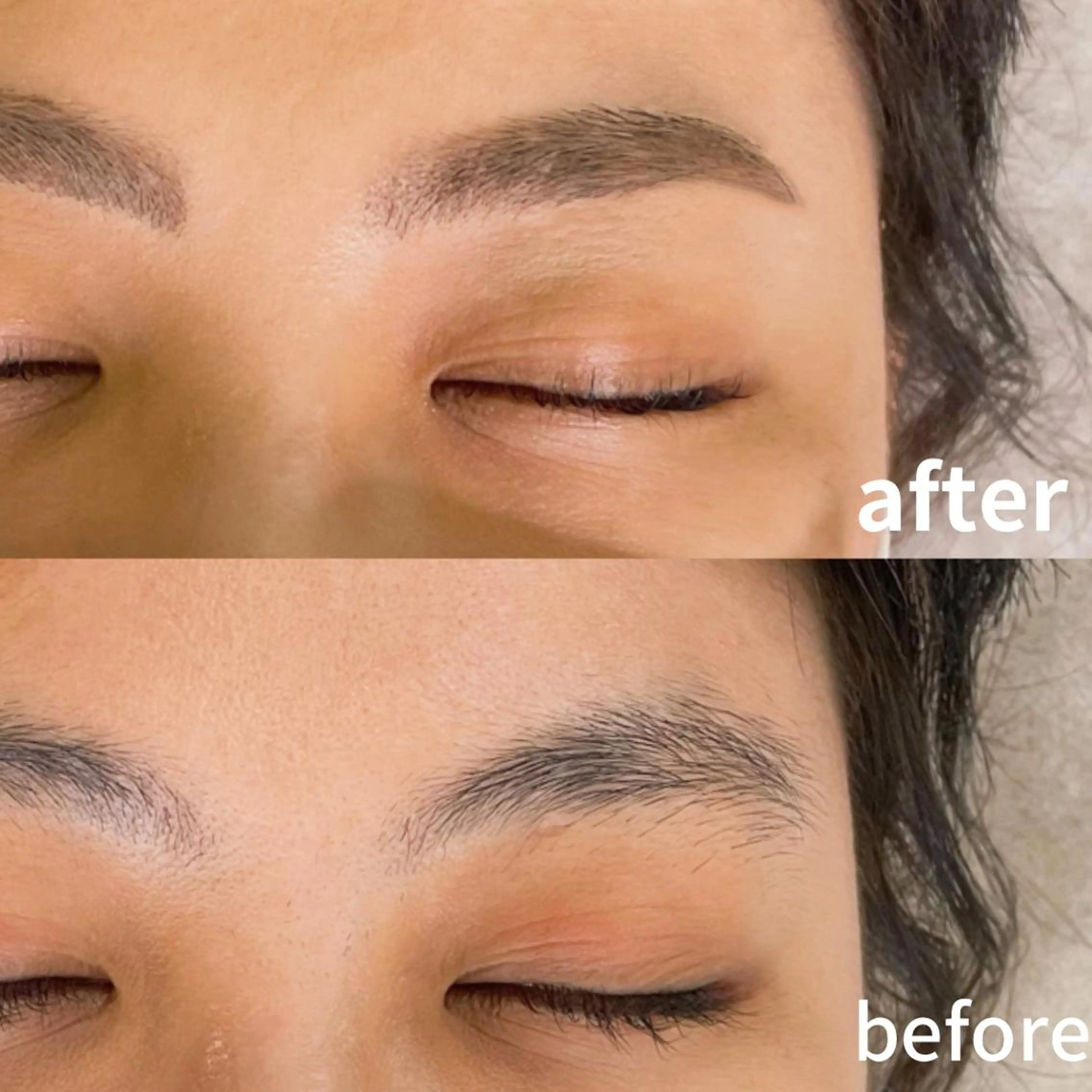 マツエク・マツパ アイブロウ 一重×まつ毛パーマ ワックス脱毛 サン美容室所属・サン美容室 ♡の眉毛・アイブロウイメージ