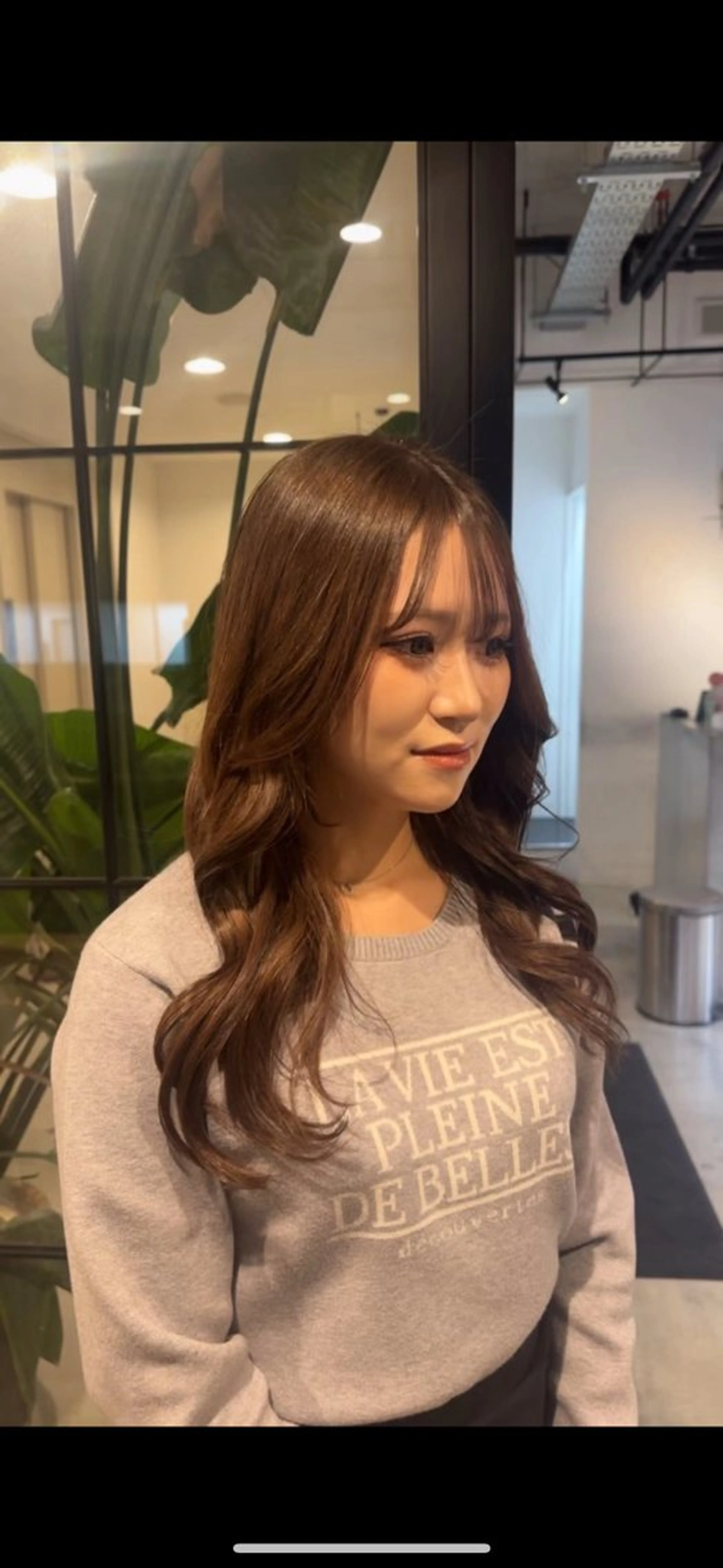 【ご新規様限定価格／人気No.2💡】艶カラー＋オージュアトリートメント＋ブロー🎀の写真