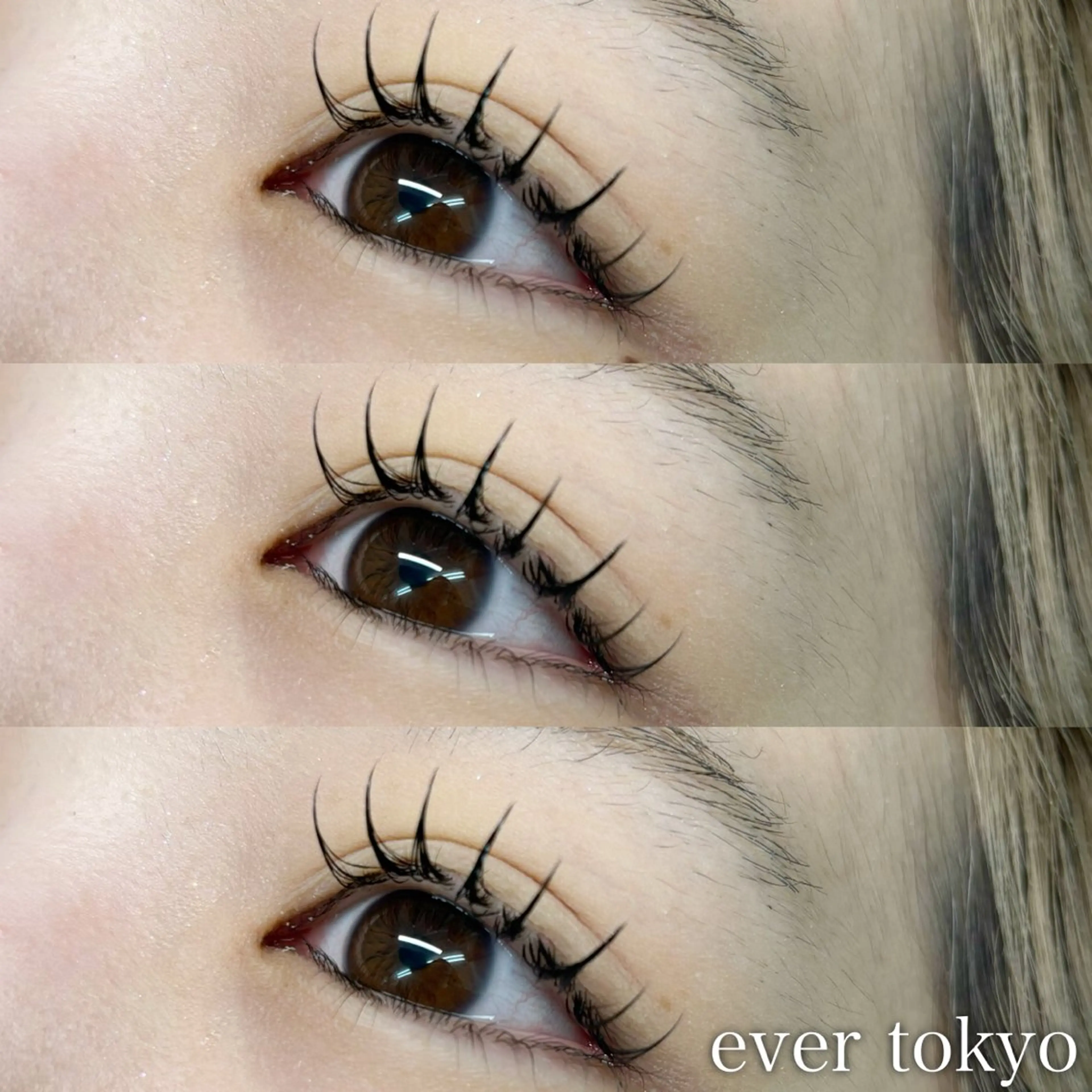 マツエク・マツパ 束感まつ毛 ever tokyo 粕川のマツエク・マツパデザイン
