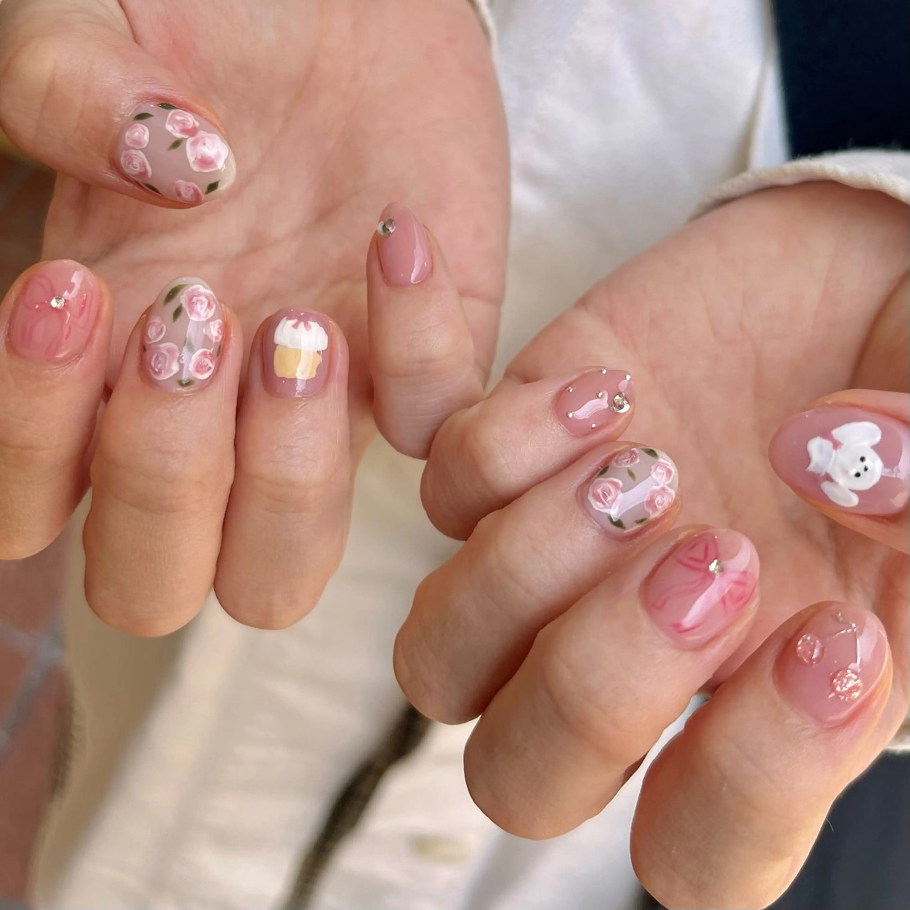 ネイル アートネイル ぷっくりネイル ハンドネイル ballie／小野原 なつみのネイルデザイン