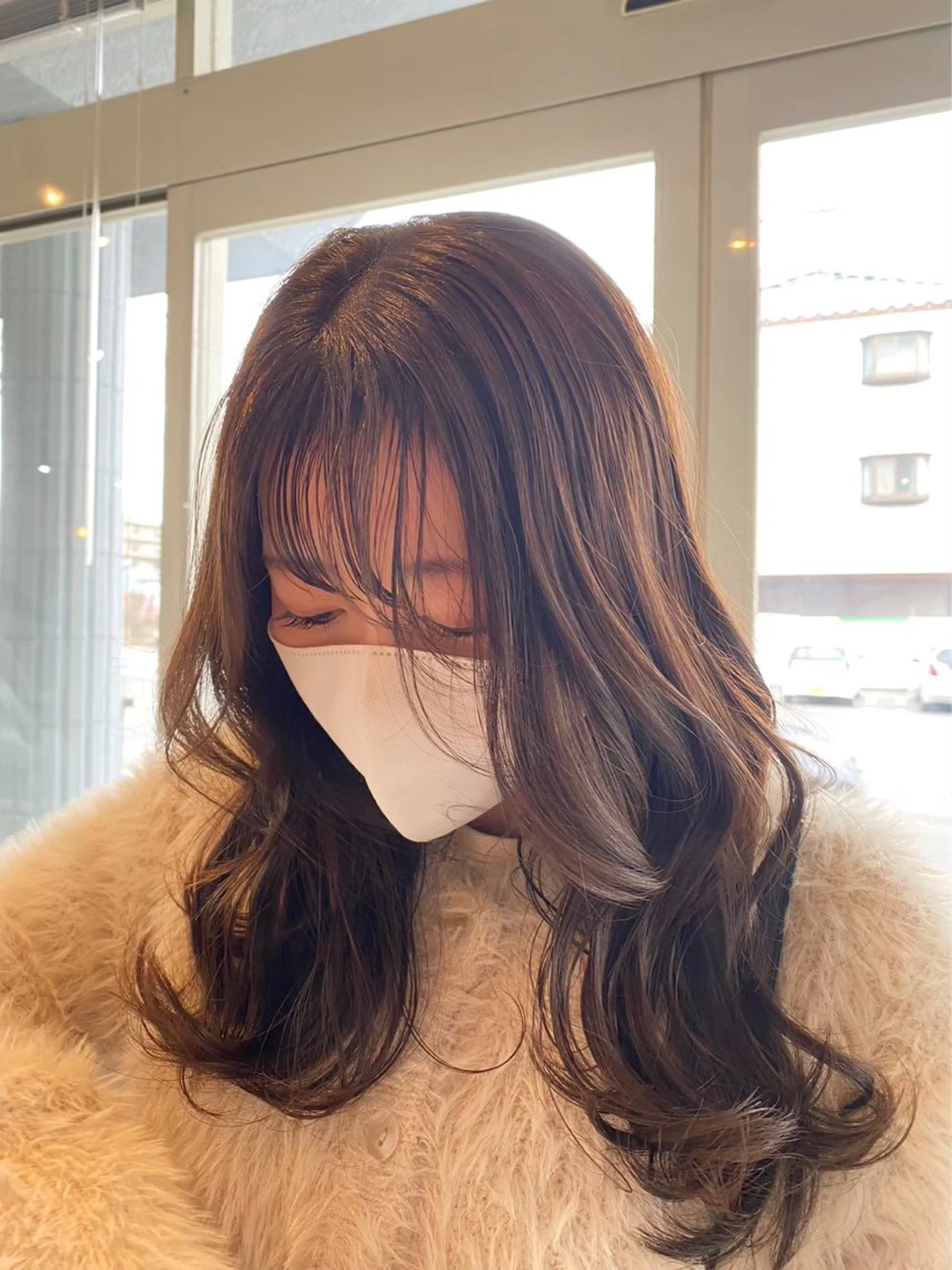 ロング カラー ピンクカラー LS HAIR所属・石井 大空のヘアスタイル