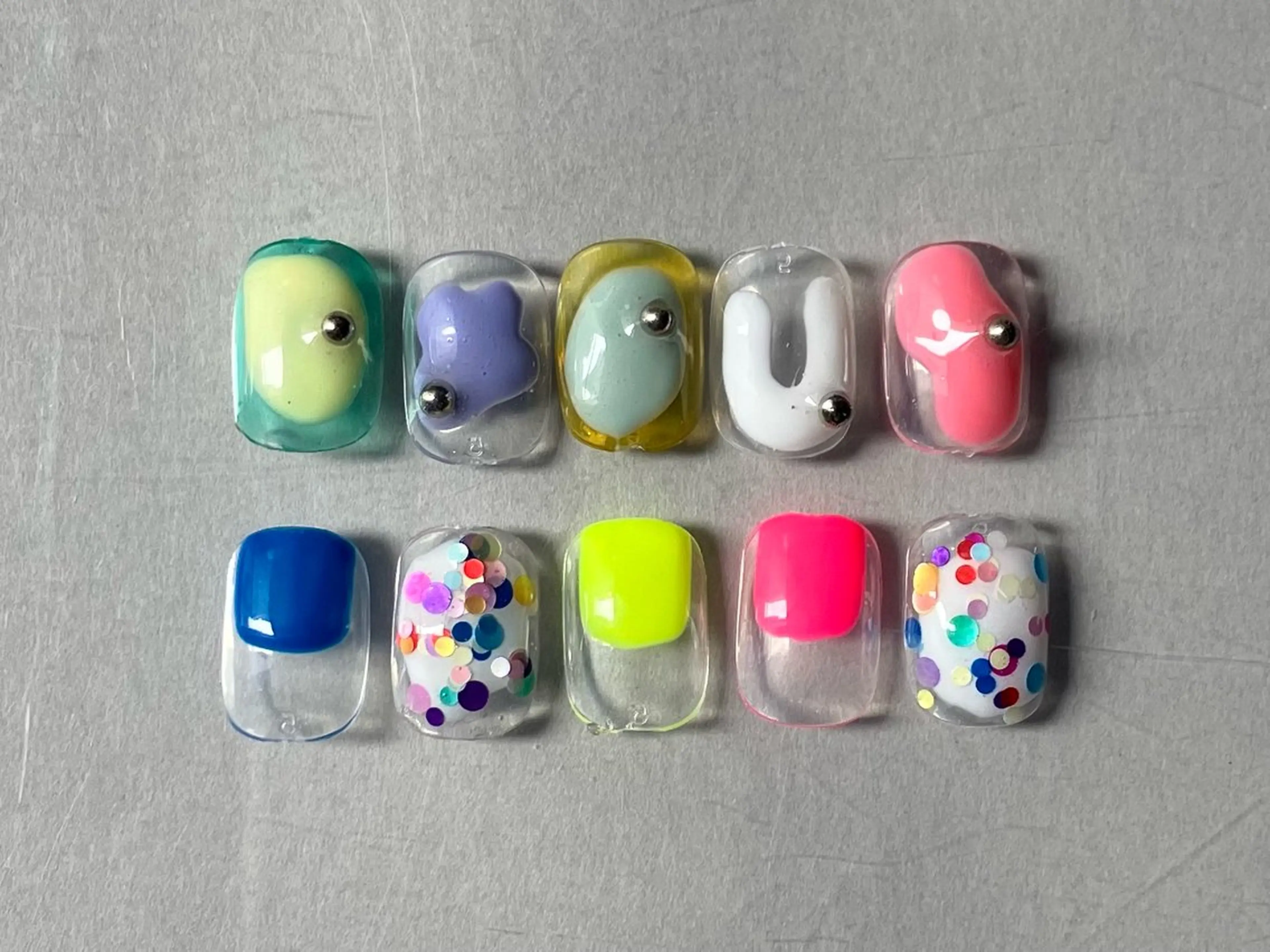 ショート ハンドネイル フットネイル @Unica_ honmachiのネイルデザイン