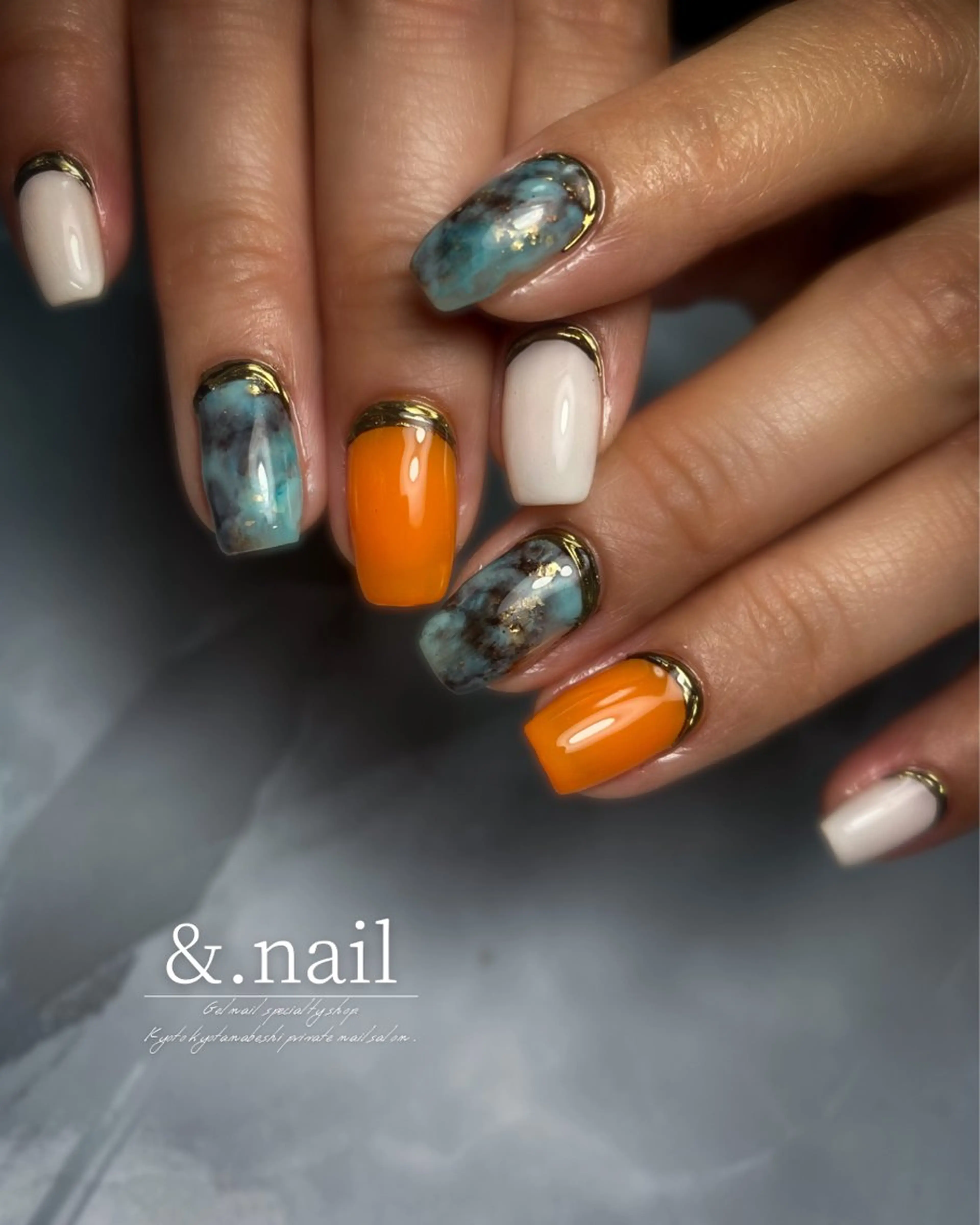 ネイル ロングネイル ニュアンスネイル ショートネイル ハンドネイル &.nail/ ニュアンス/持込み可のネイルデザイン