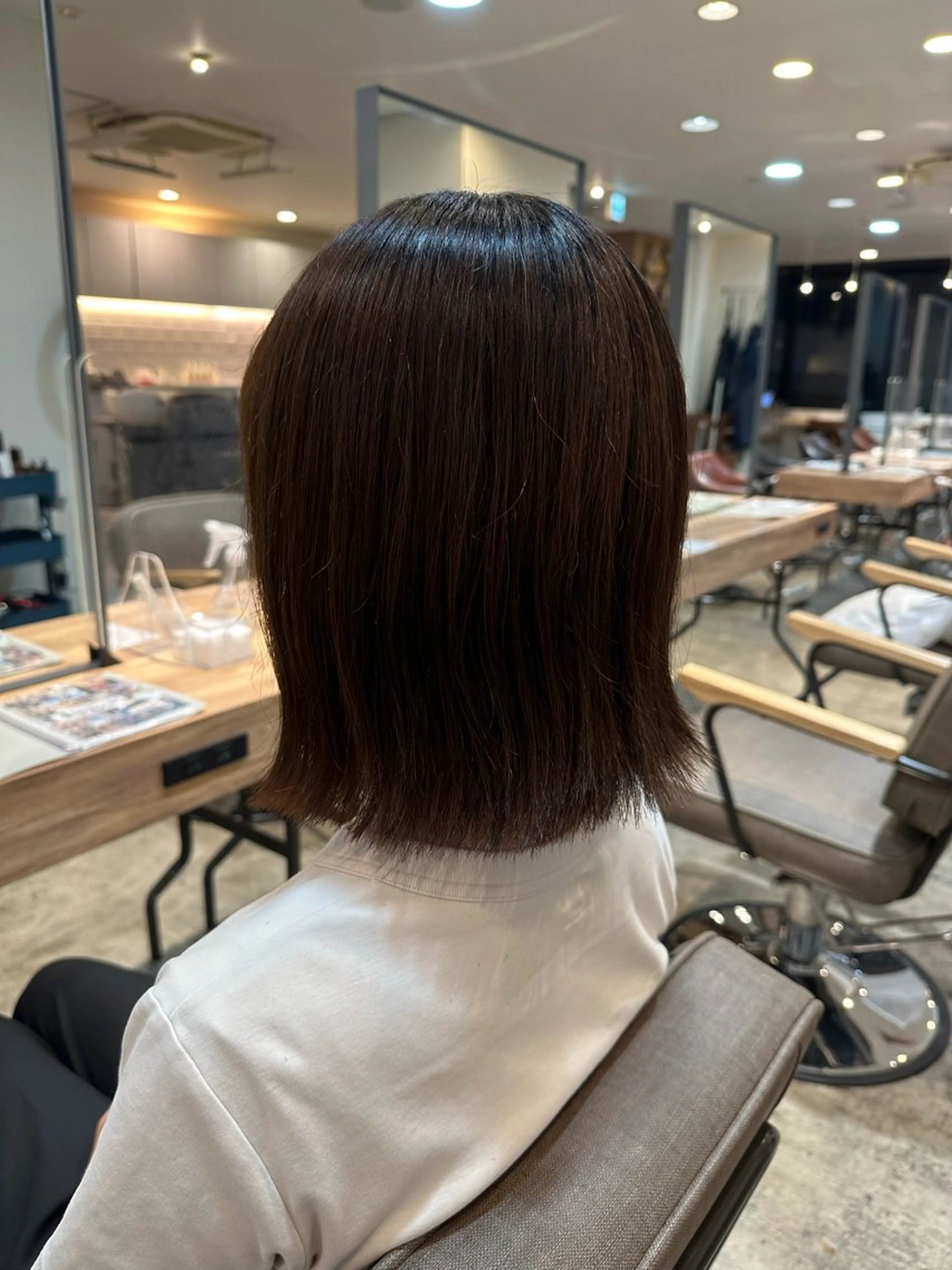 ミディアム ボブ 外ハネヘア ボブ特化美容師 /荒井悠葵のヘアスタイル