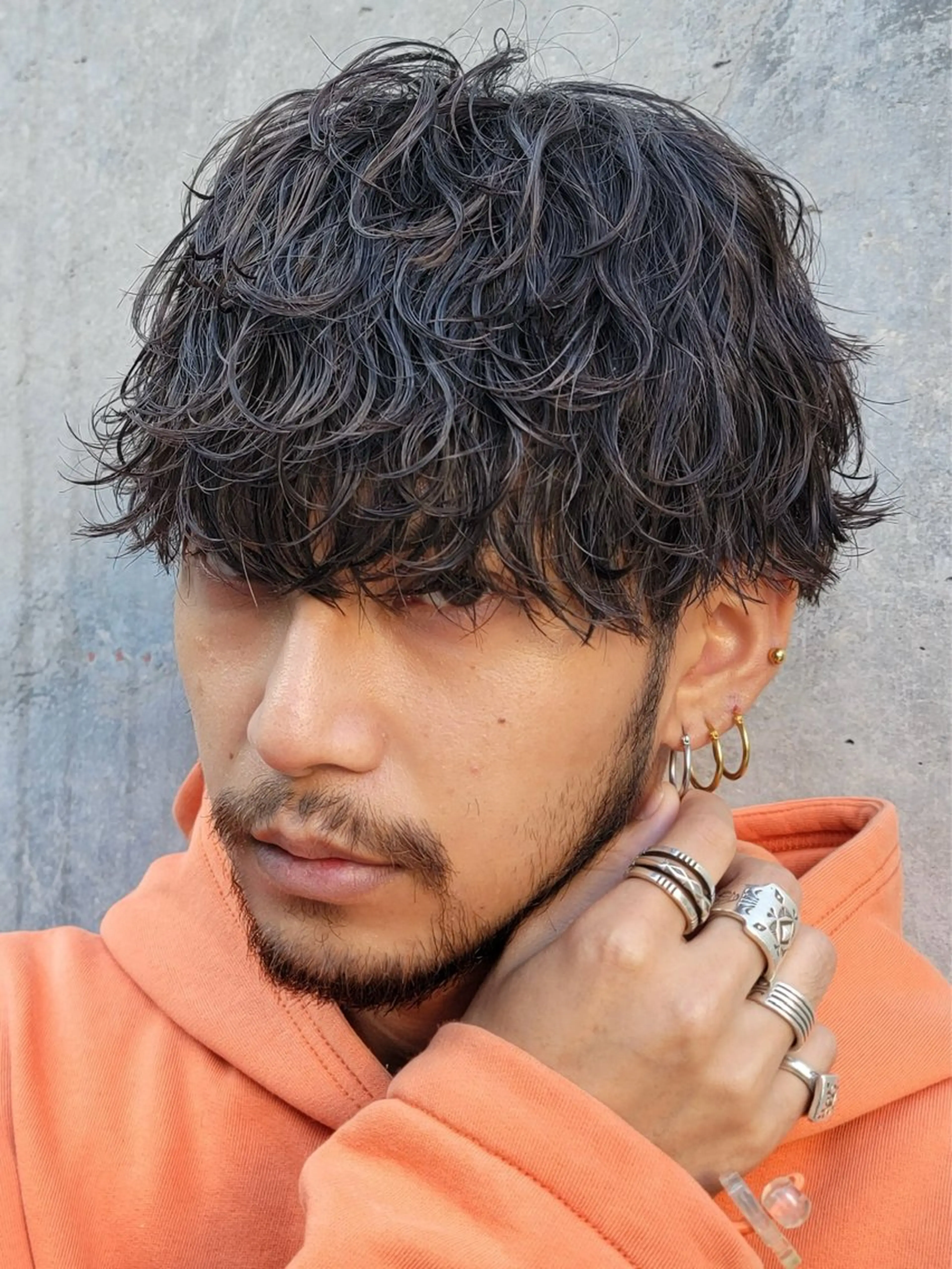 ショート パーマ メンズ メンズパーマ 波巻きパーマ fifth名駅所属・メンズパーマ 名古屋/水谷颯のヘアスタイル