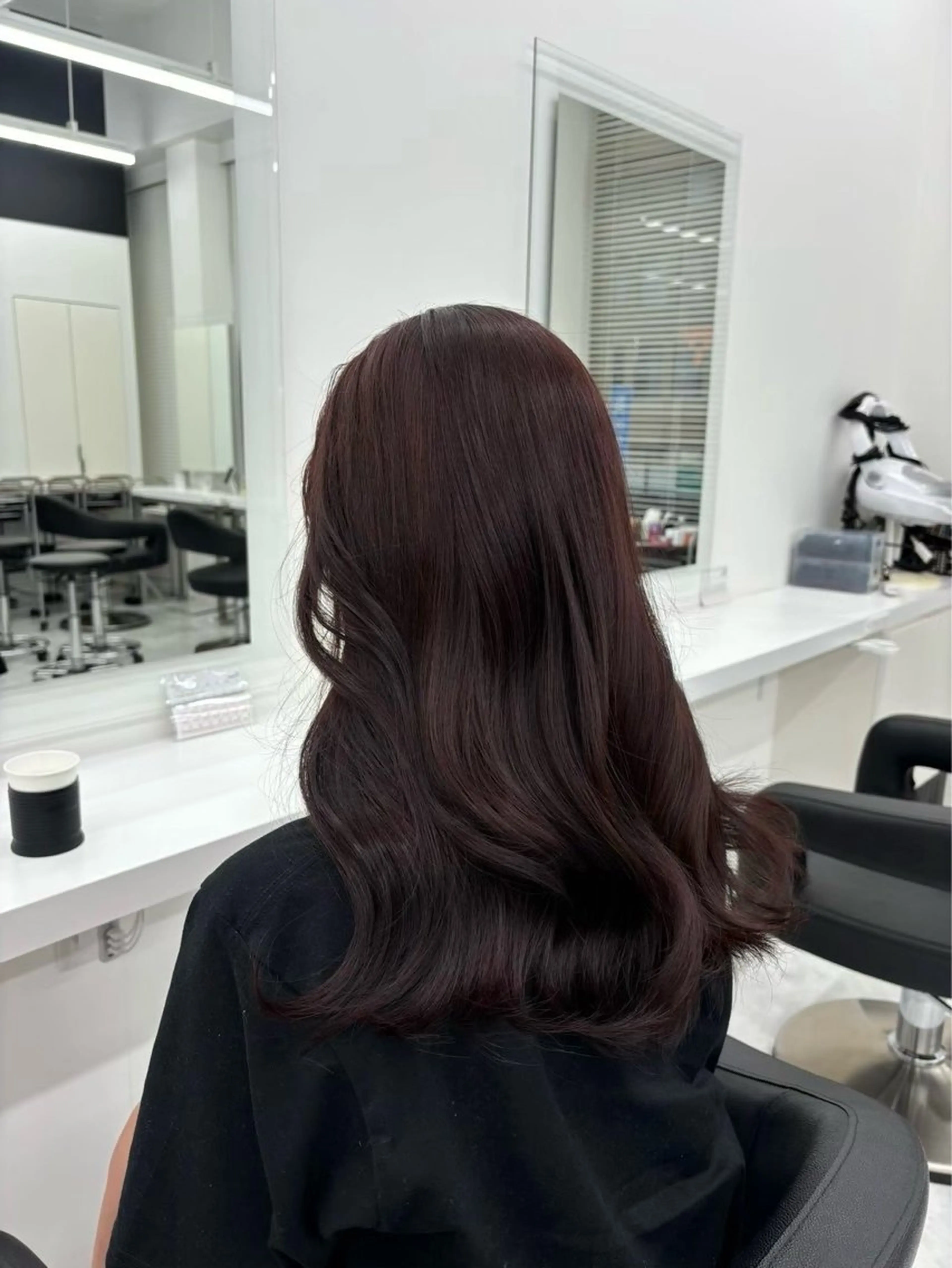 ロング カラー ヘアカラー トリートメント ヘッドスパ y2k✩︎⡱レイヤー ウルフ/オリーブ🍀のヘアスタイル