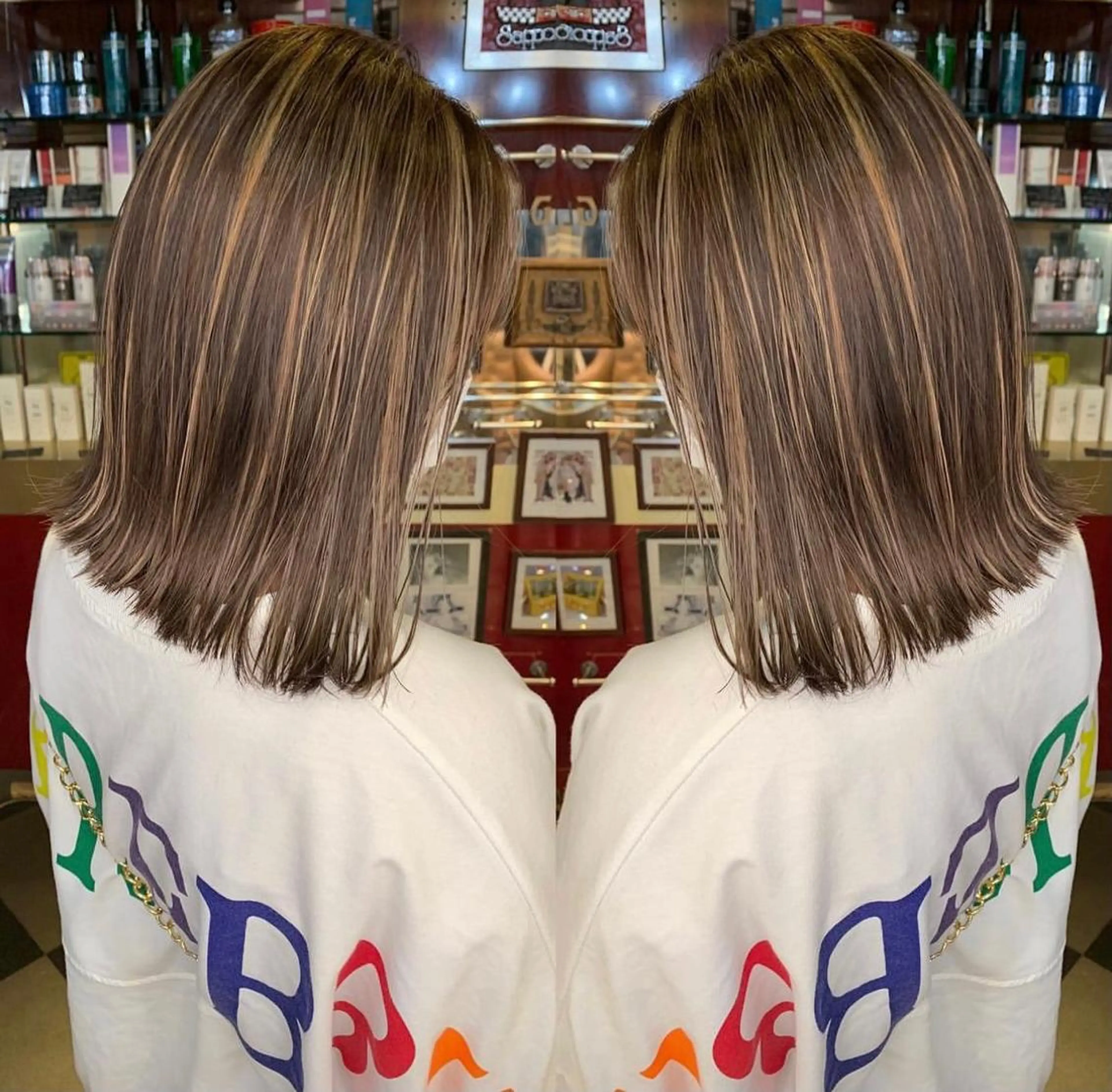 カラー レイヤーカット/ カラー/長谷恵花のヘアスタイル