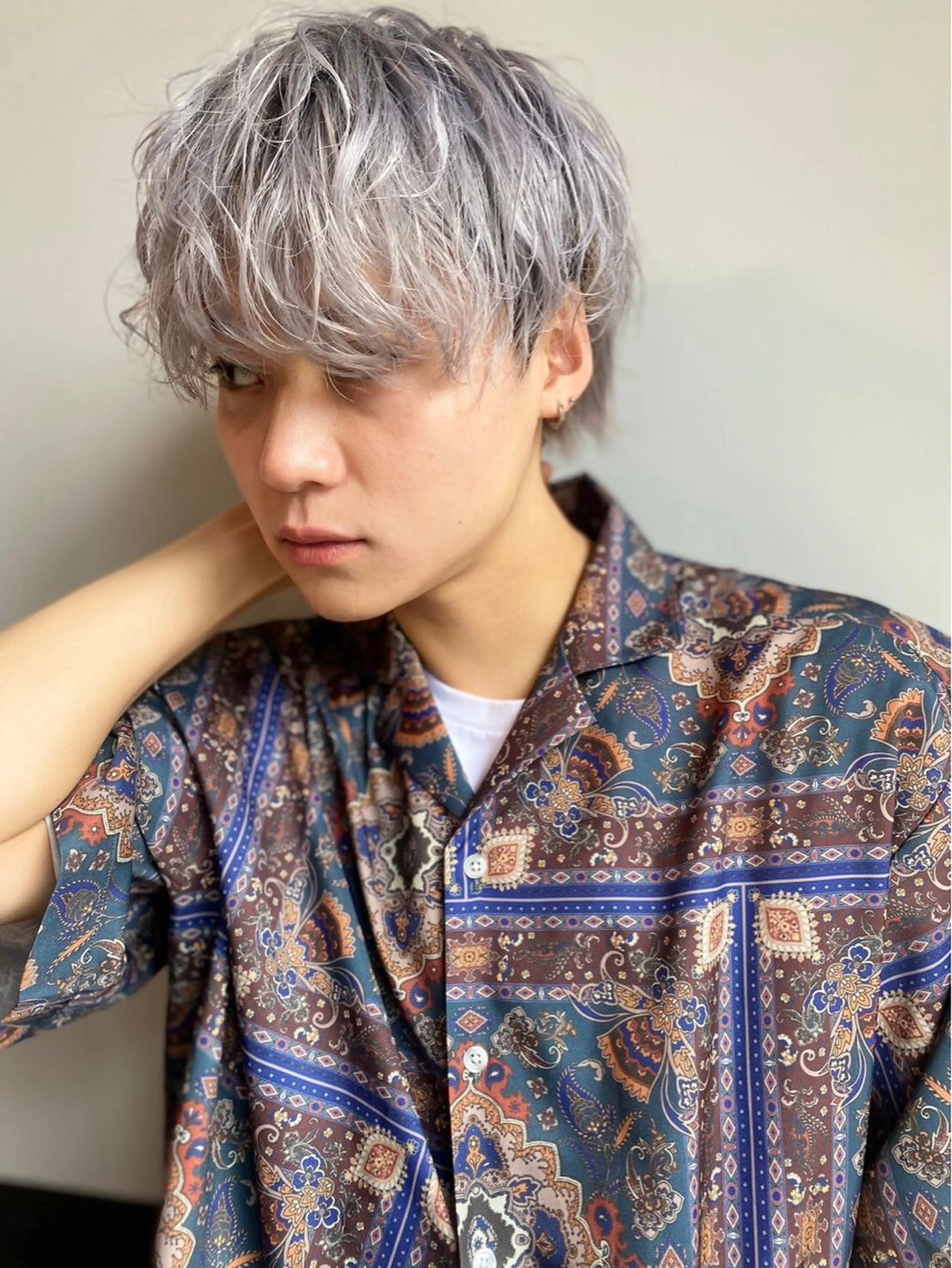 カラー メンズ LOM/メンズサロン 狸小路7丁目のヘアスタイル