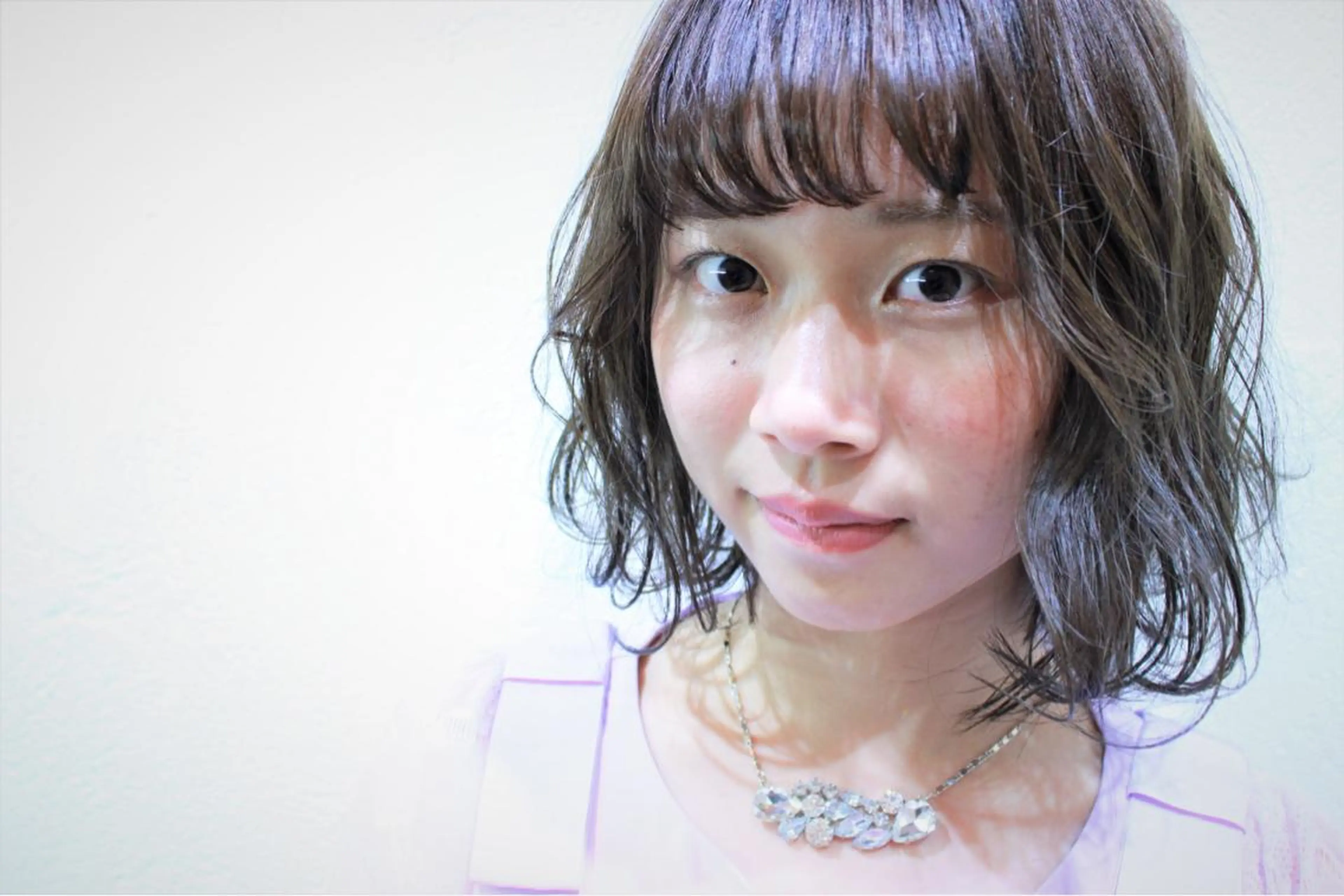 ショート 切りっぱなしボブ ボブ 所渉/韓国レイヤー /ウルフカットのヘアスタイル