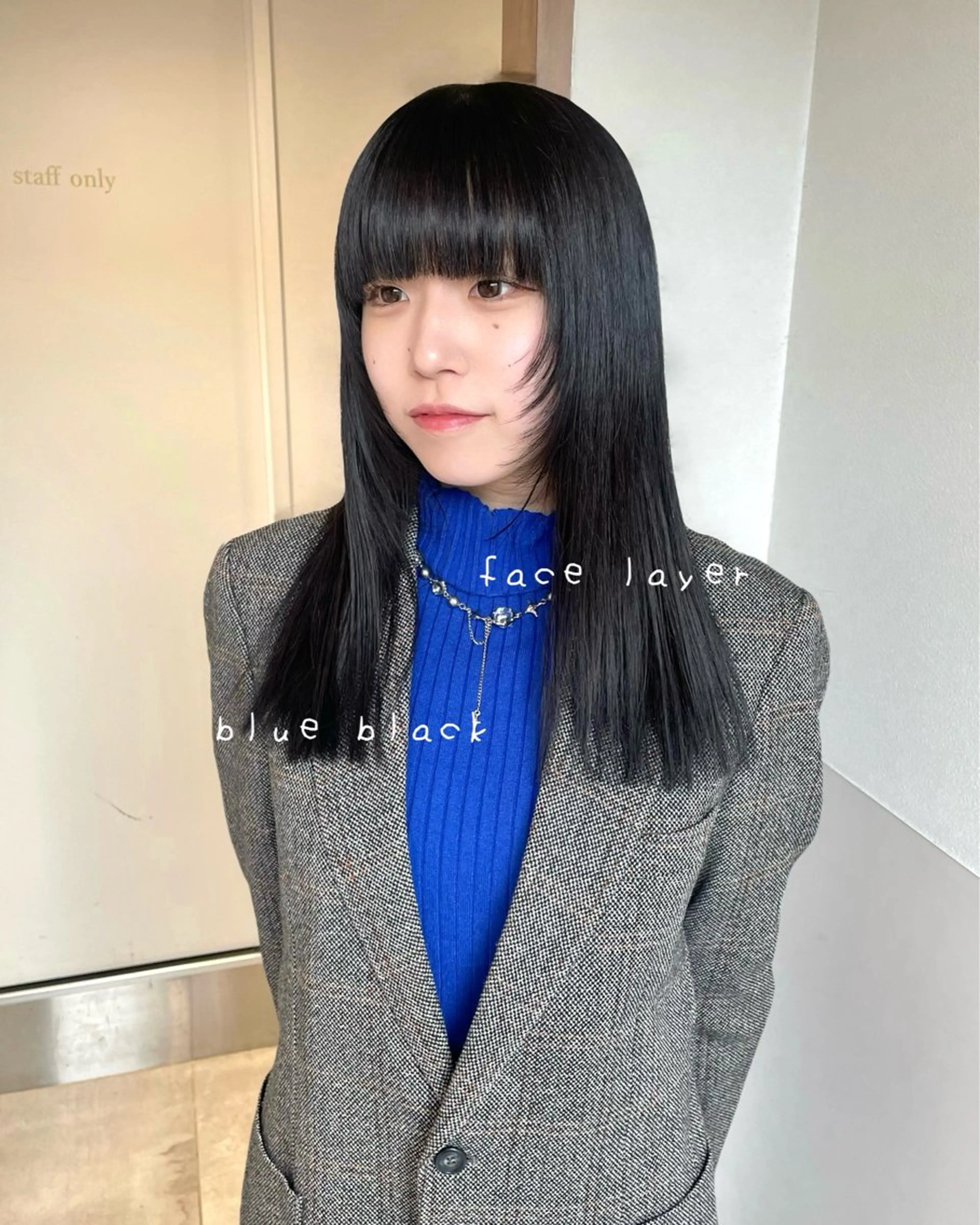 セミロング カット ヘアカラー トリートメント 武田 清久のヘアスタイル