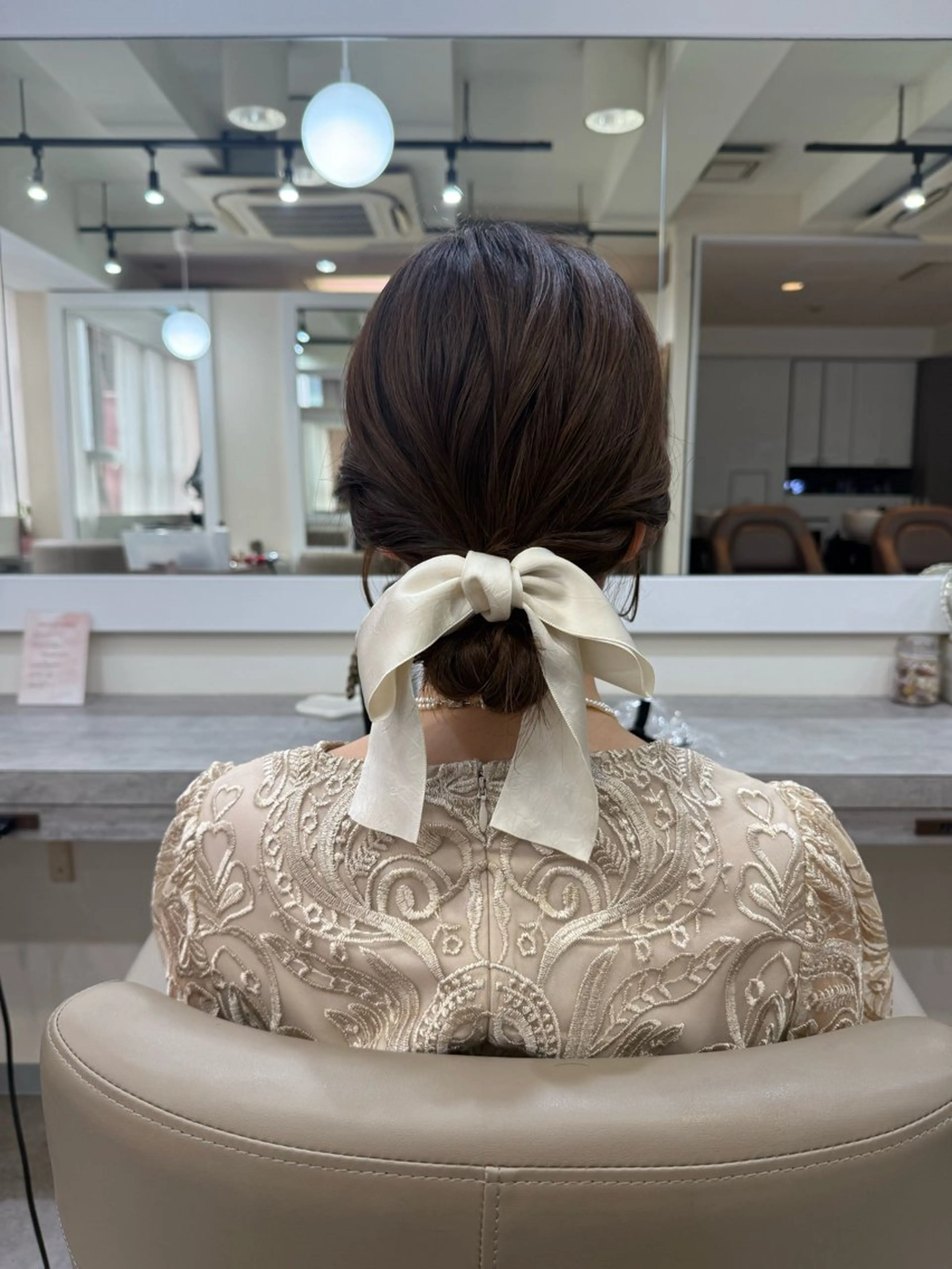 セミロング ヘアアレンジ ヘアセット 韓国風パーマ/ヘア セット/店長みづきのヘアスタイル