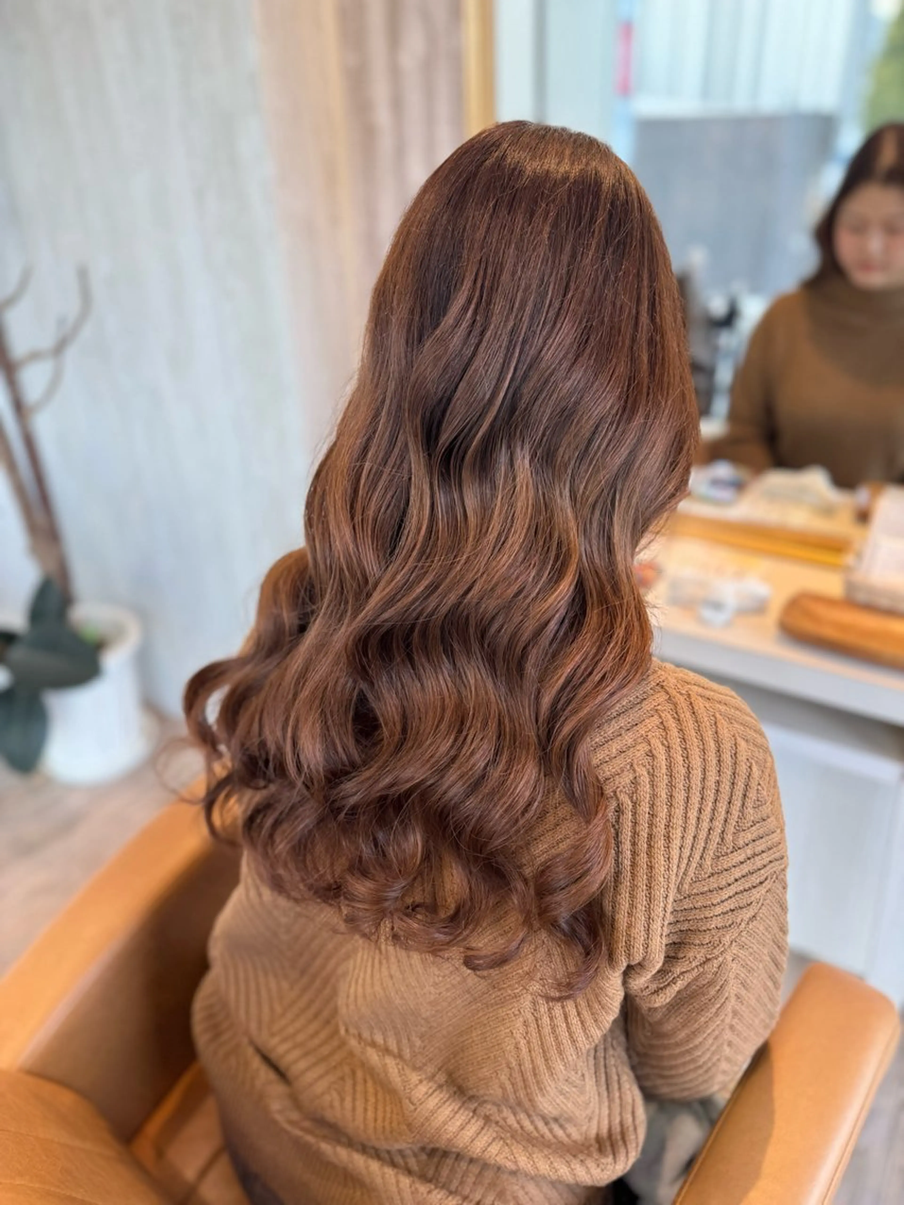 ロング ヘアカラー トリートメント 美優🐩/透明感/ ハイトーン/栄のヘアスタイル