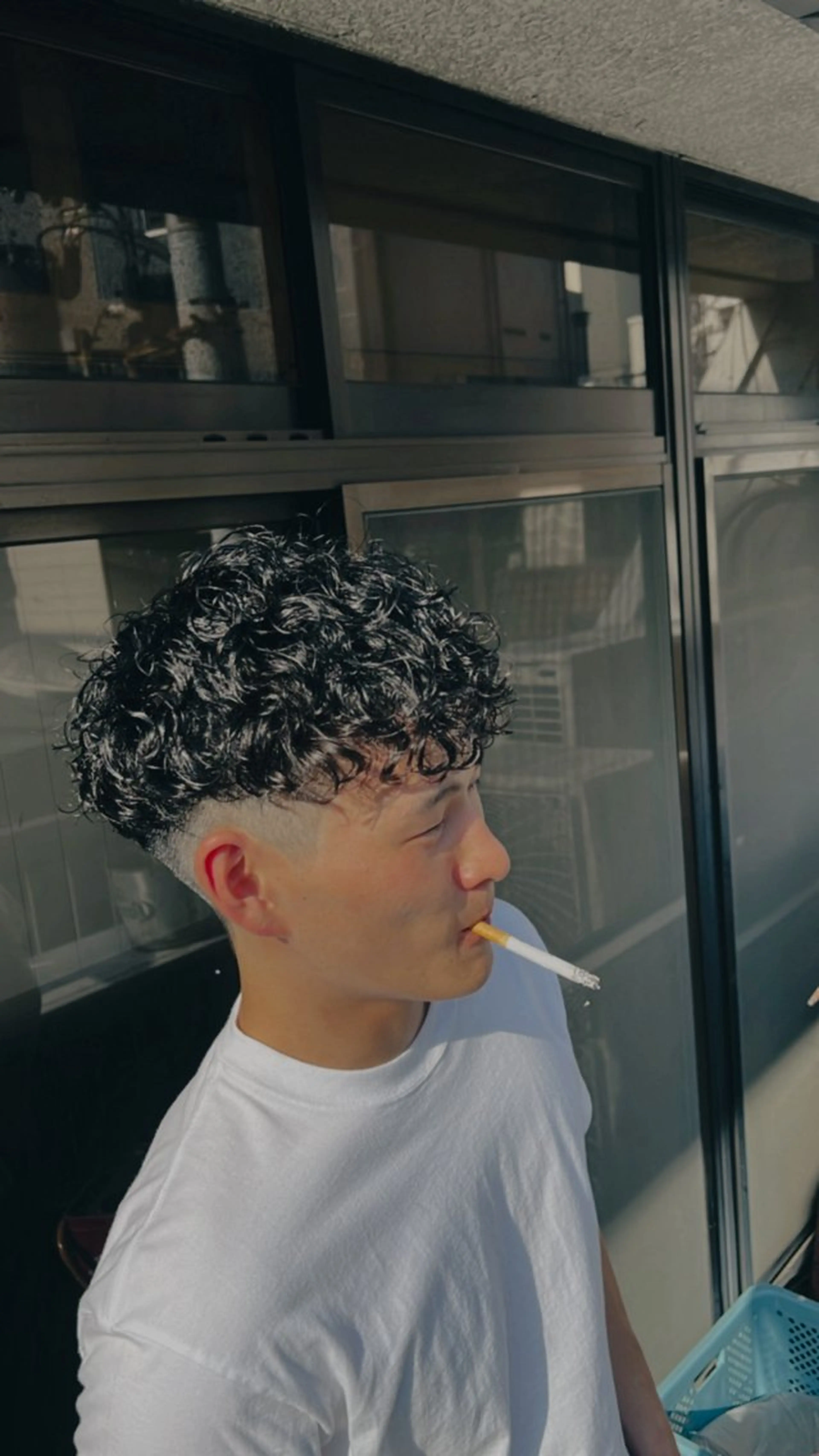 パーマ パーマ neuer bar ber虎太郎のヘアスタイル