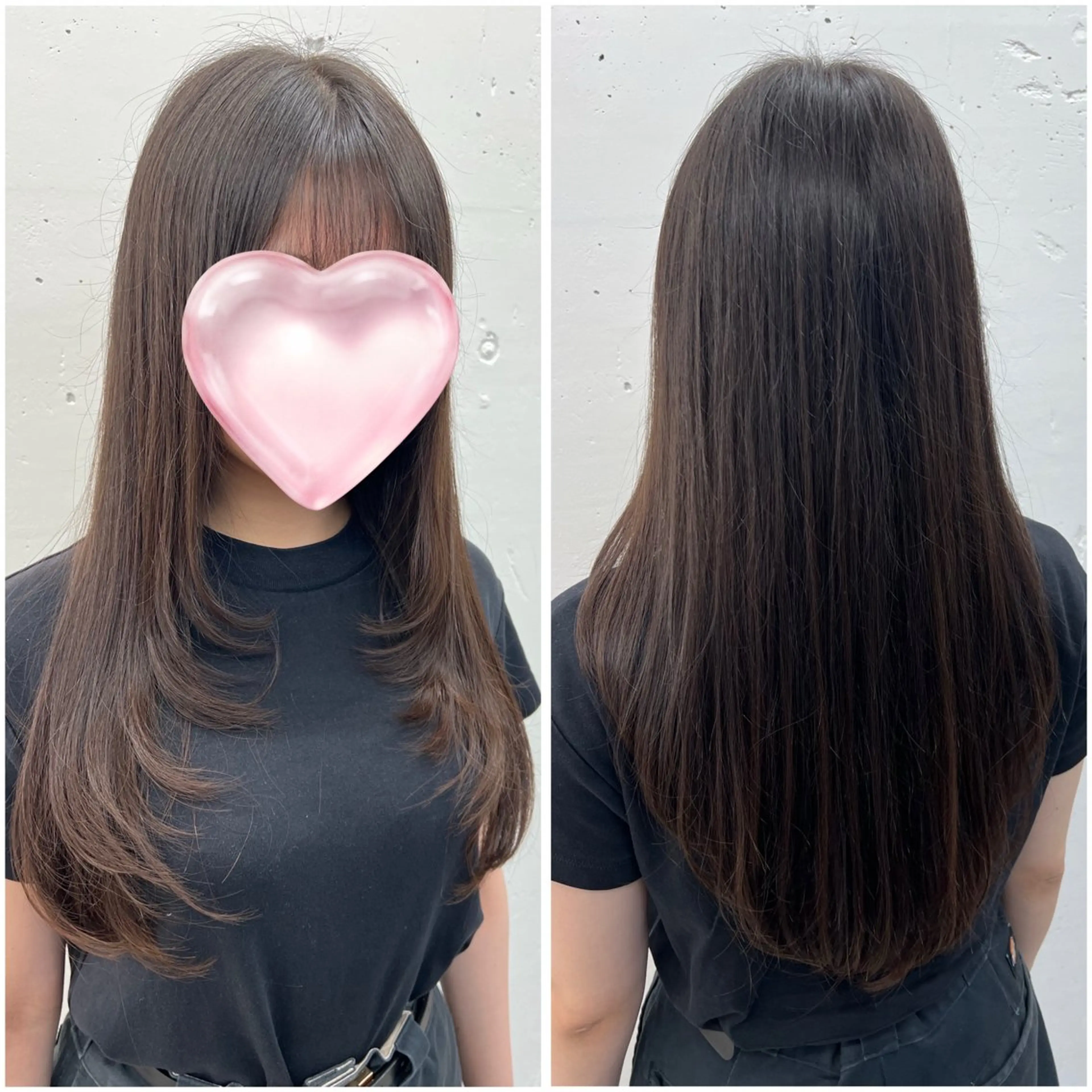 ロング カラー レイヤーカット カット あすか JILLSTUDIOのヘアスタイル