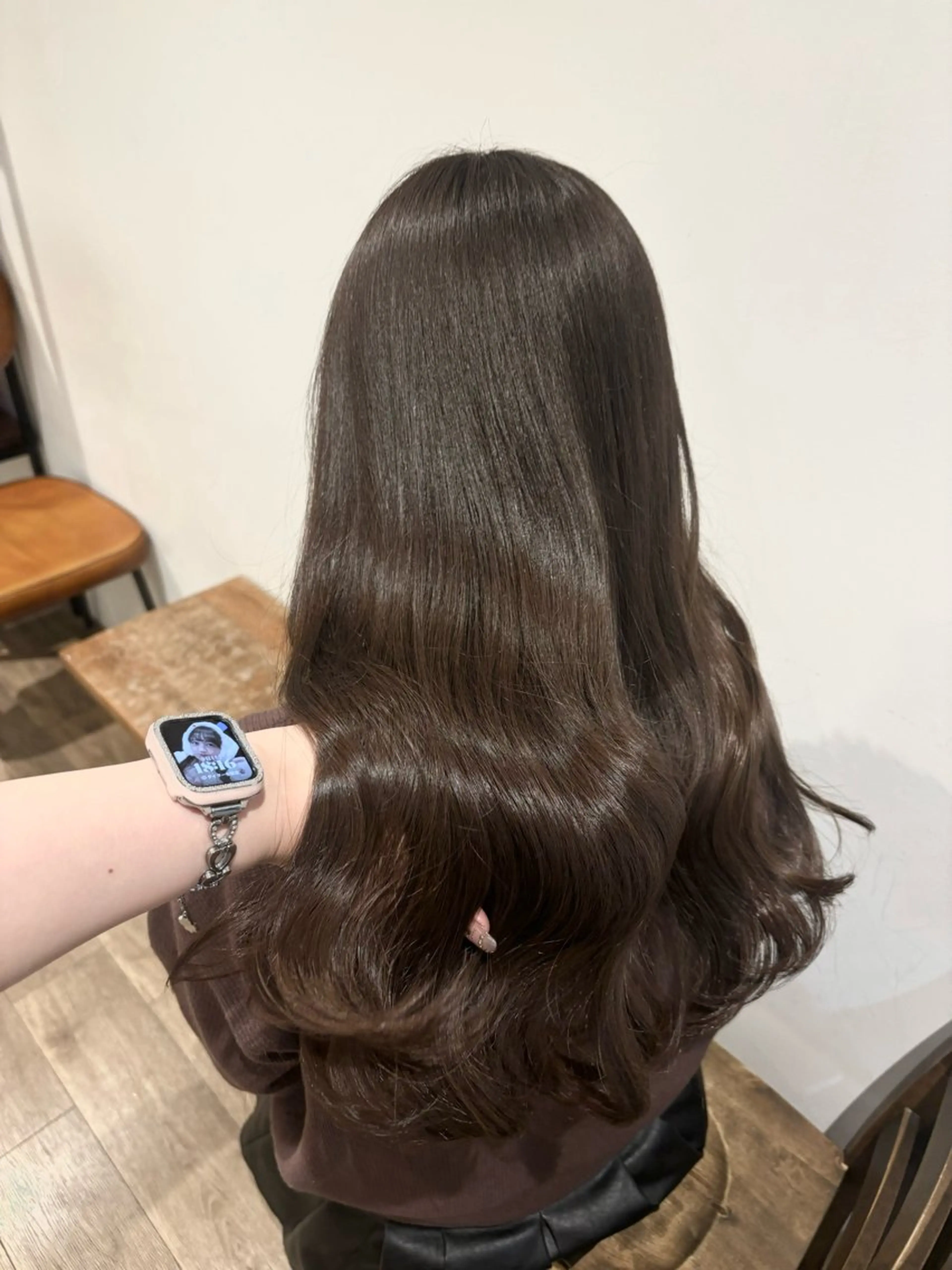 ロング カット ヘアカラー トリートメント ヘッドスパ 𝑴𝒊𝒌𝒖💝 透明感モテカラーのヘアスタイル