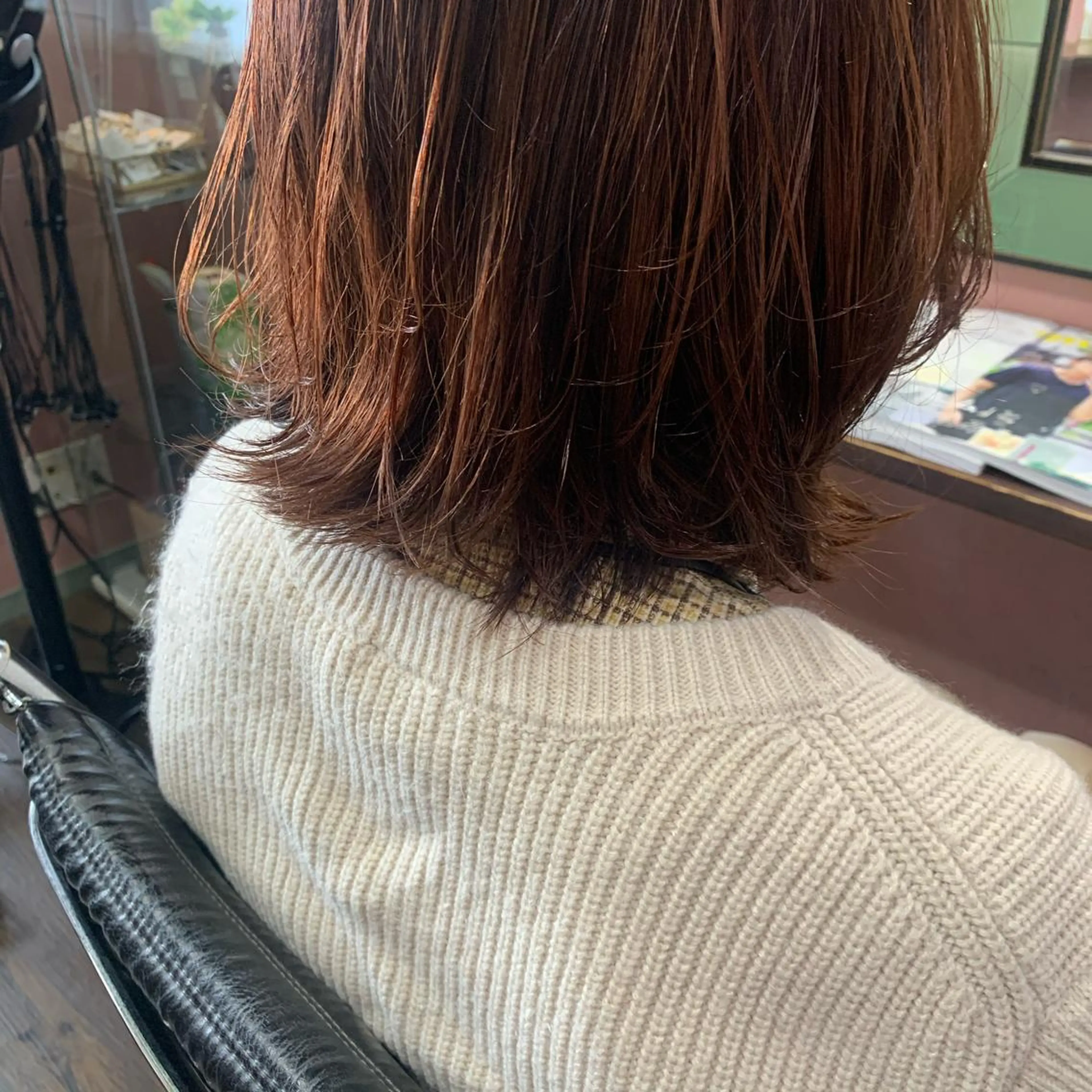 ミディアム カラー カット ヘアカラー chouette/ 根本優希のヘアスタイル