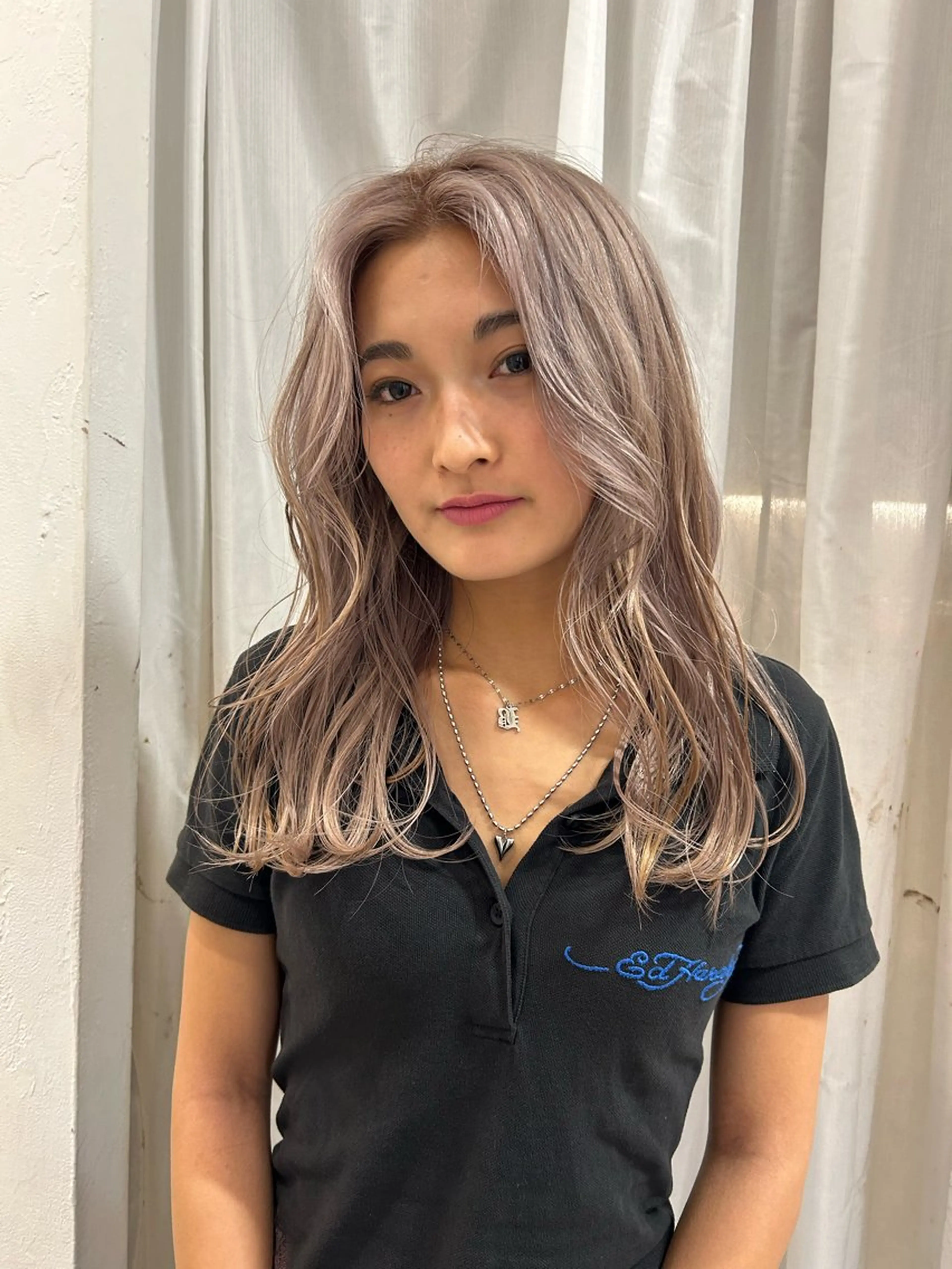 ロング カラー ヘアカラー トリートメント ケアパーマ/ケアブリ ーチdaisukeのヘアスタイル