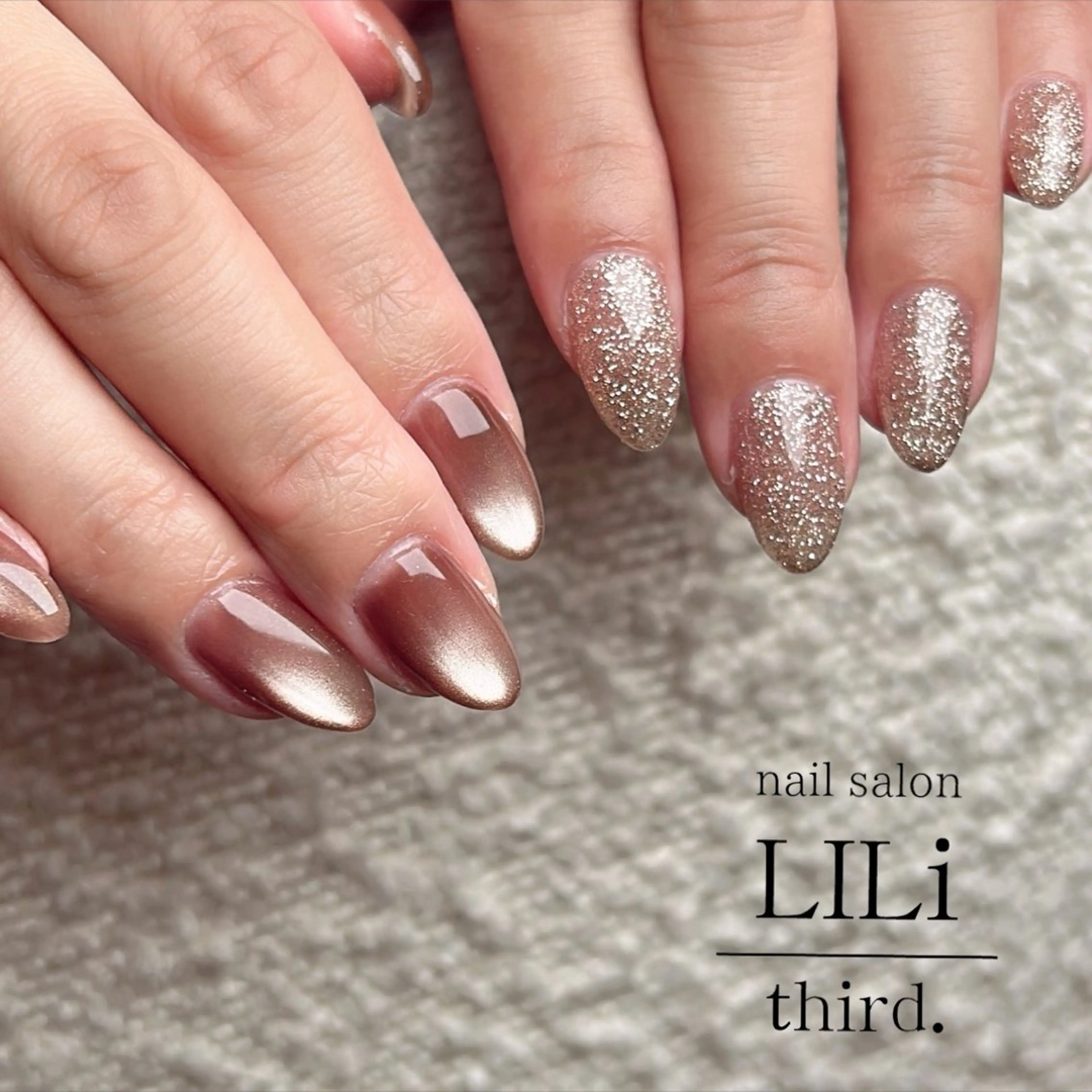ネイル フラッシュネイル ジェルネイル ハンドネイル nail salon LILi third.所属・Saya ᵕ̈*のネイルデザイン
