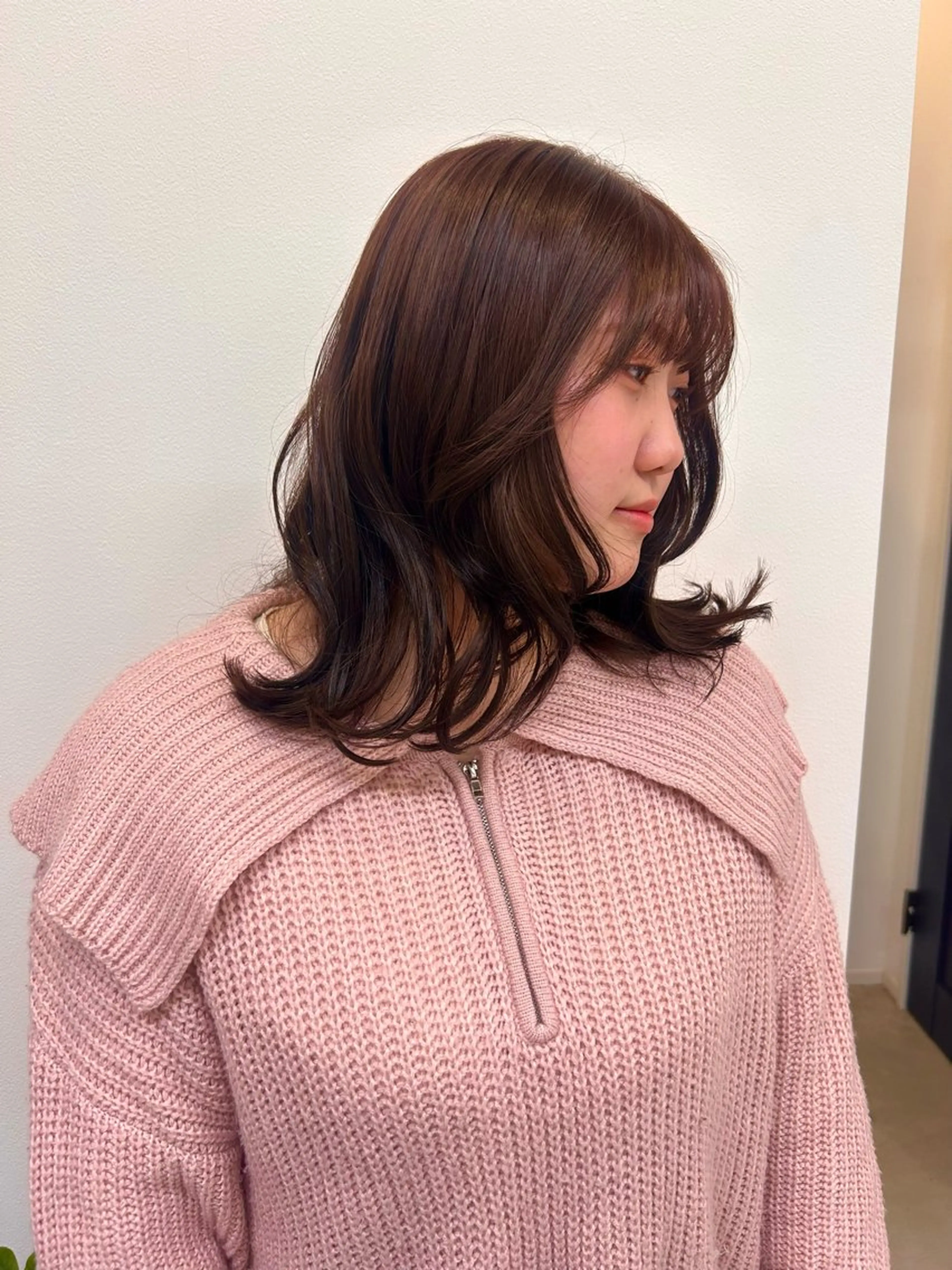 ミディアム BioTop atora所属・🐾🐈Shiho 🐈‍⬛🐾/暖色のヘアスタイル