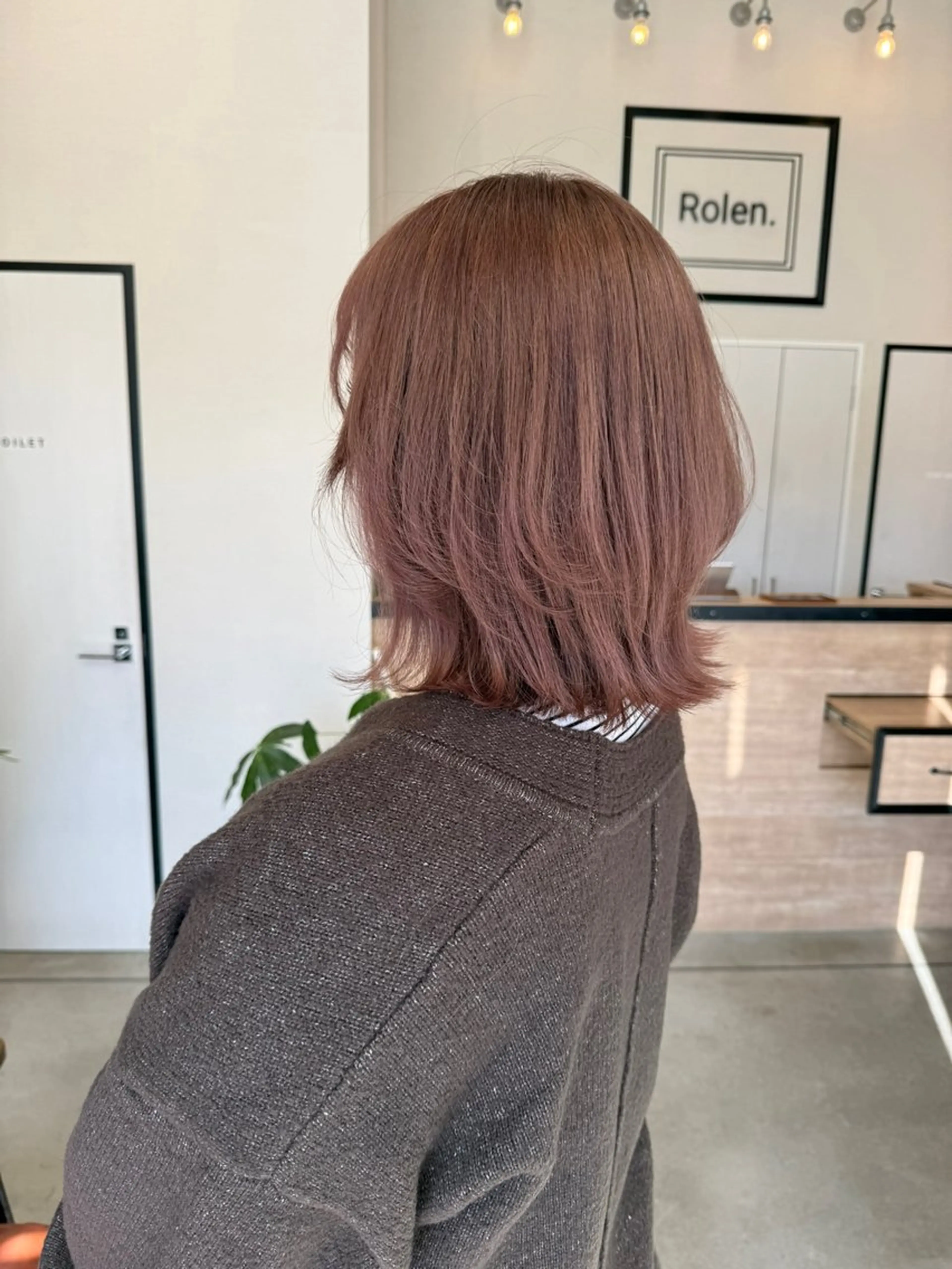 ミディアム キノシタ ナオユキのヘアスタイル