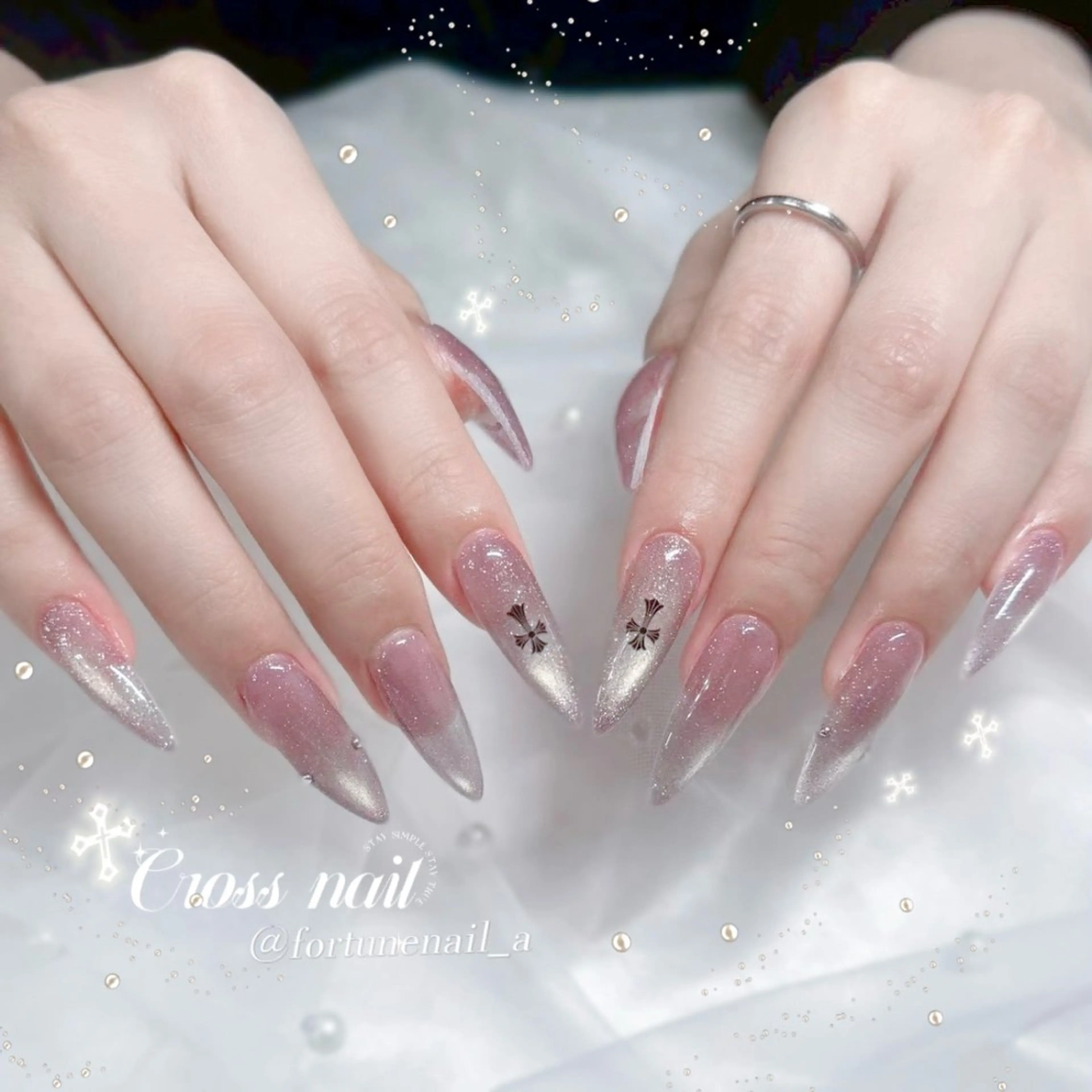 ネイル ハンドネイル ✩.*🎀 aoi🎀のネイルデザイン