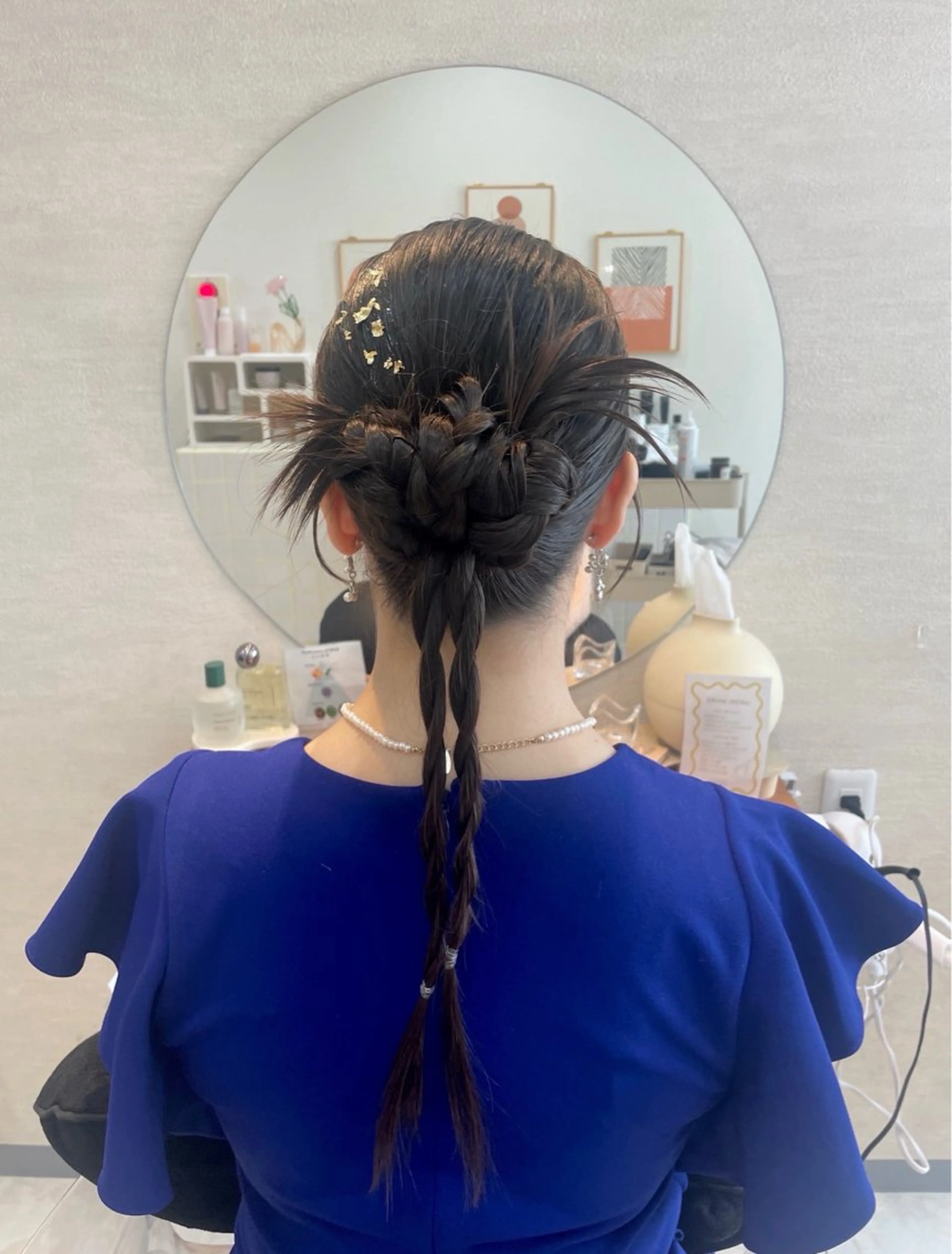 ロング お呼ばれヘア/セット /ヘアアレンジ/れいのヘアスタイル