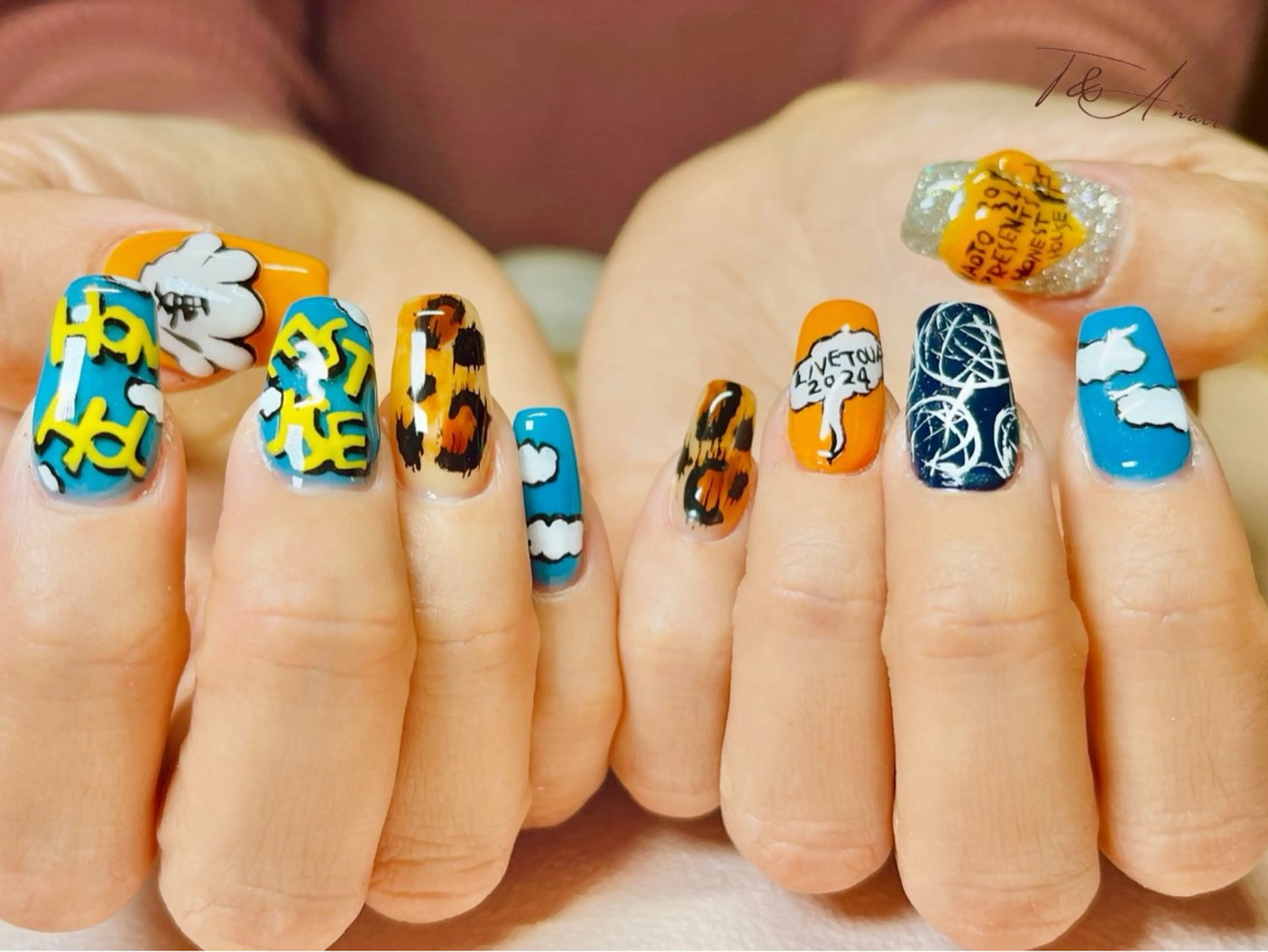ネイル ジェルネイル スカルプネイル ハンドネイル T&A nailのネイルデザイン