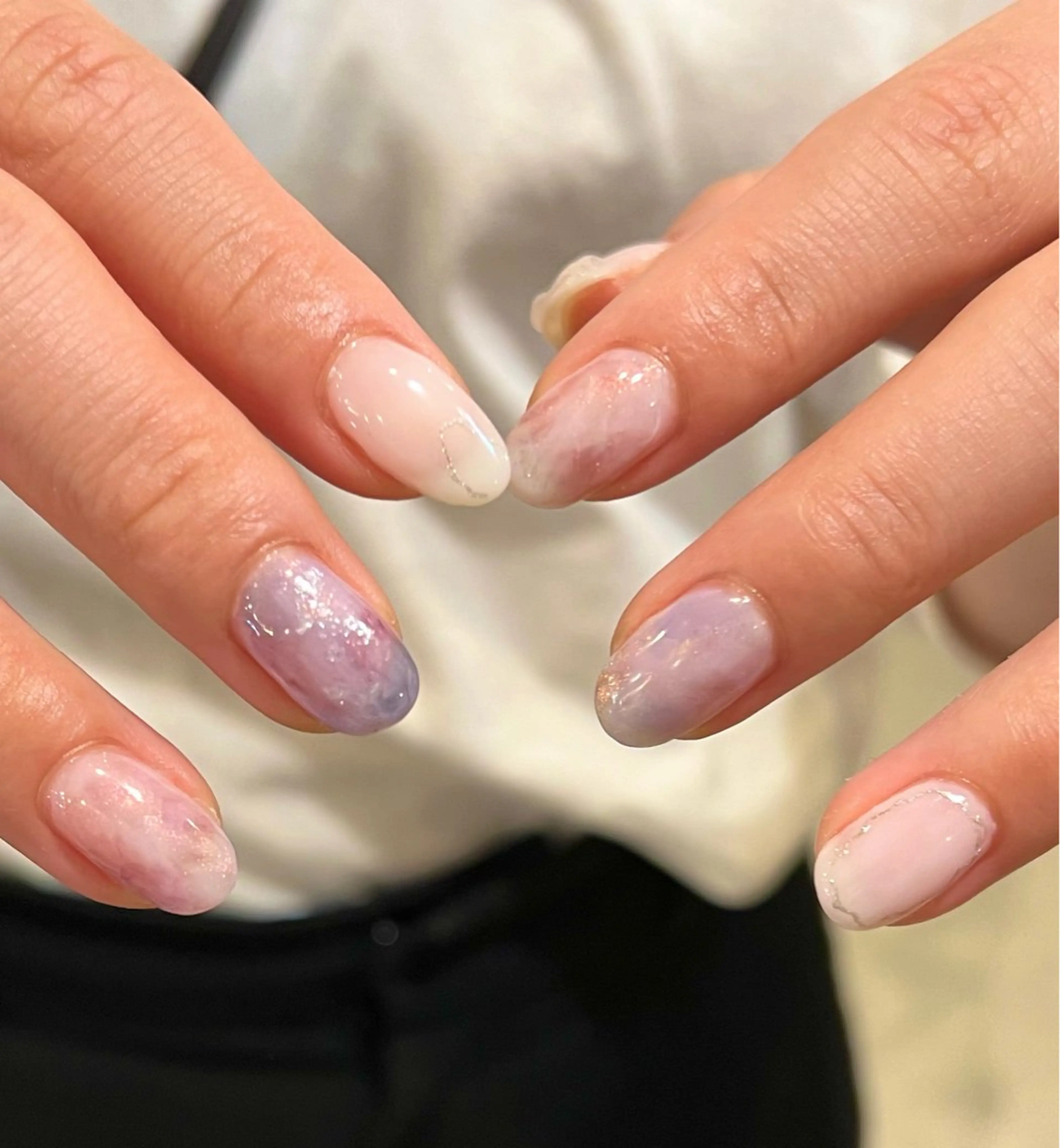 ネイル キラキラネイル miyuu 𓂃🫧‪のネイルデザイン