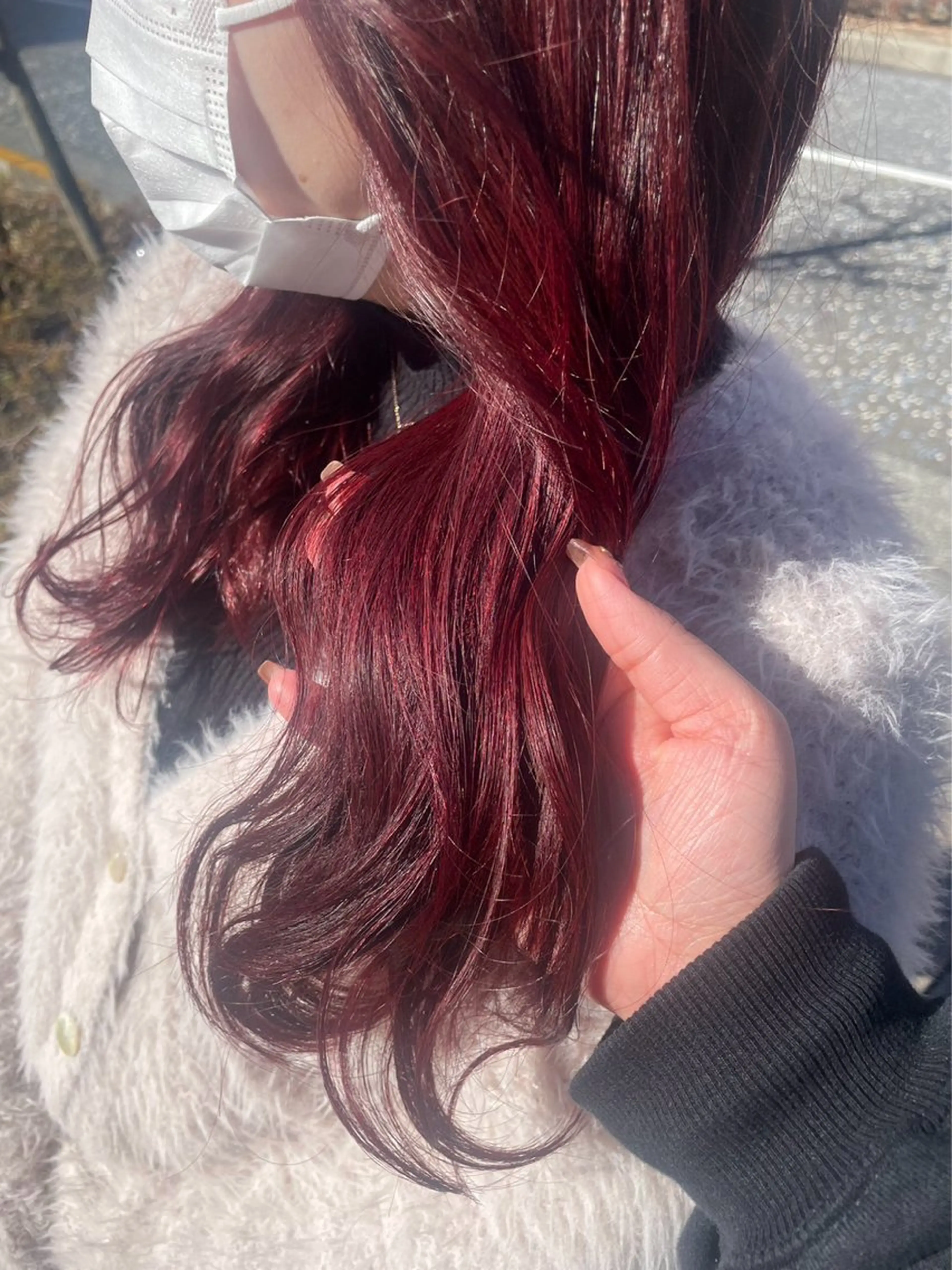 ロング カラー ヘアカラー トリートメント 💞暖色カラー 💞risaのヘアスタイル