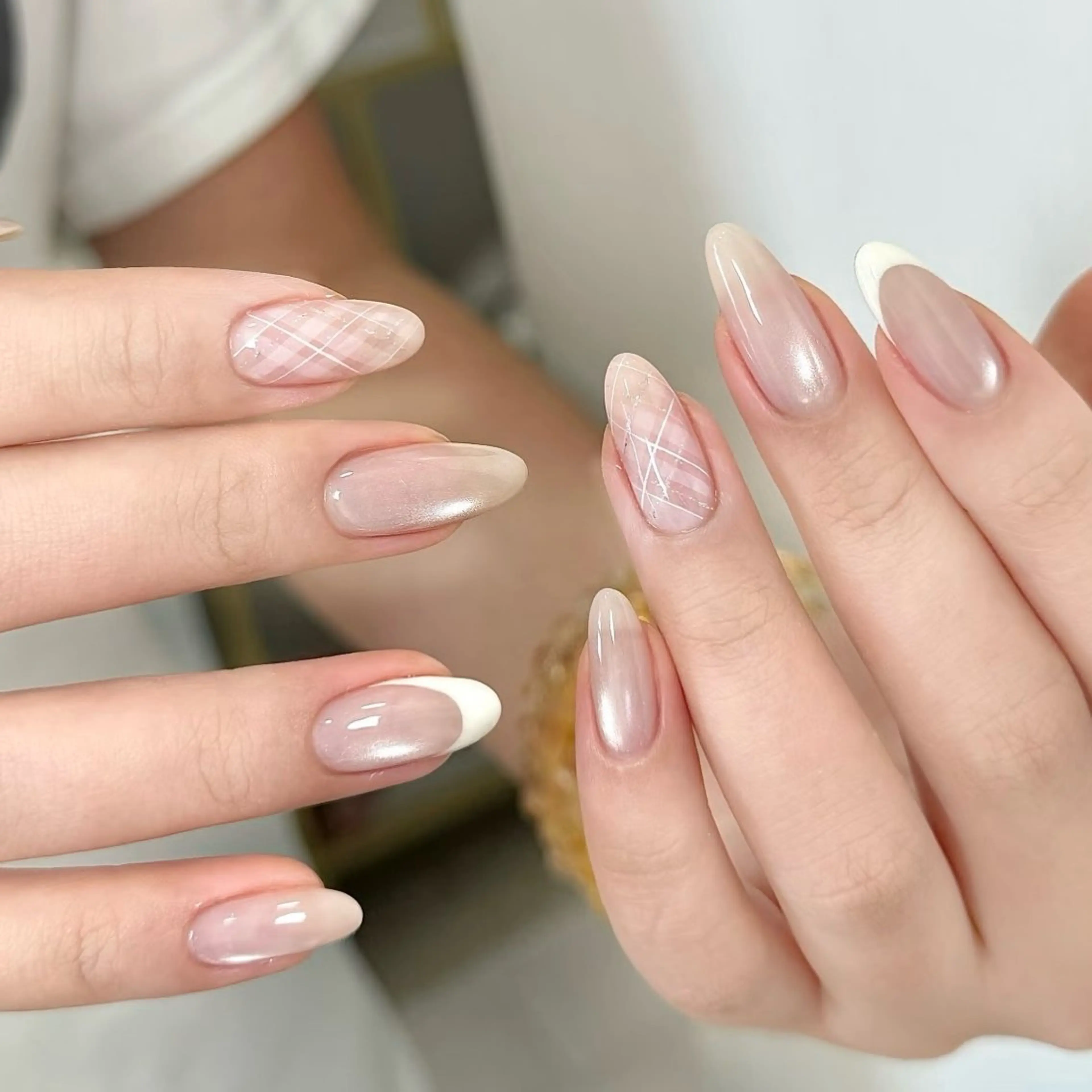 ネイル アートネイル ジェルネイル 韓国ネイル 持ち込み スカルプネイル ハンドネイル はなネイル所属・R_nail xixiのネイルデザイン