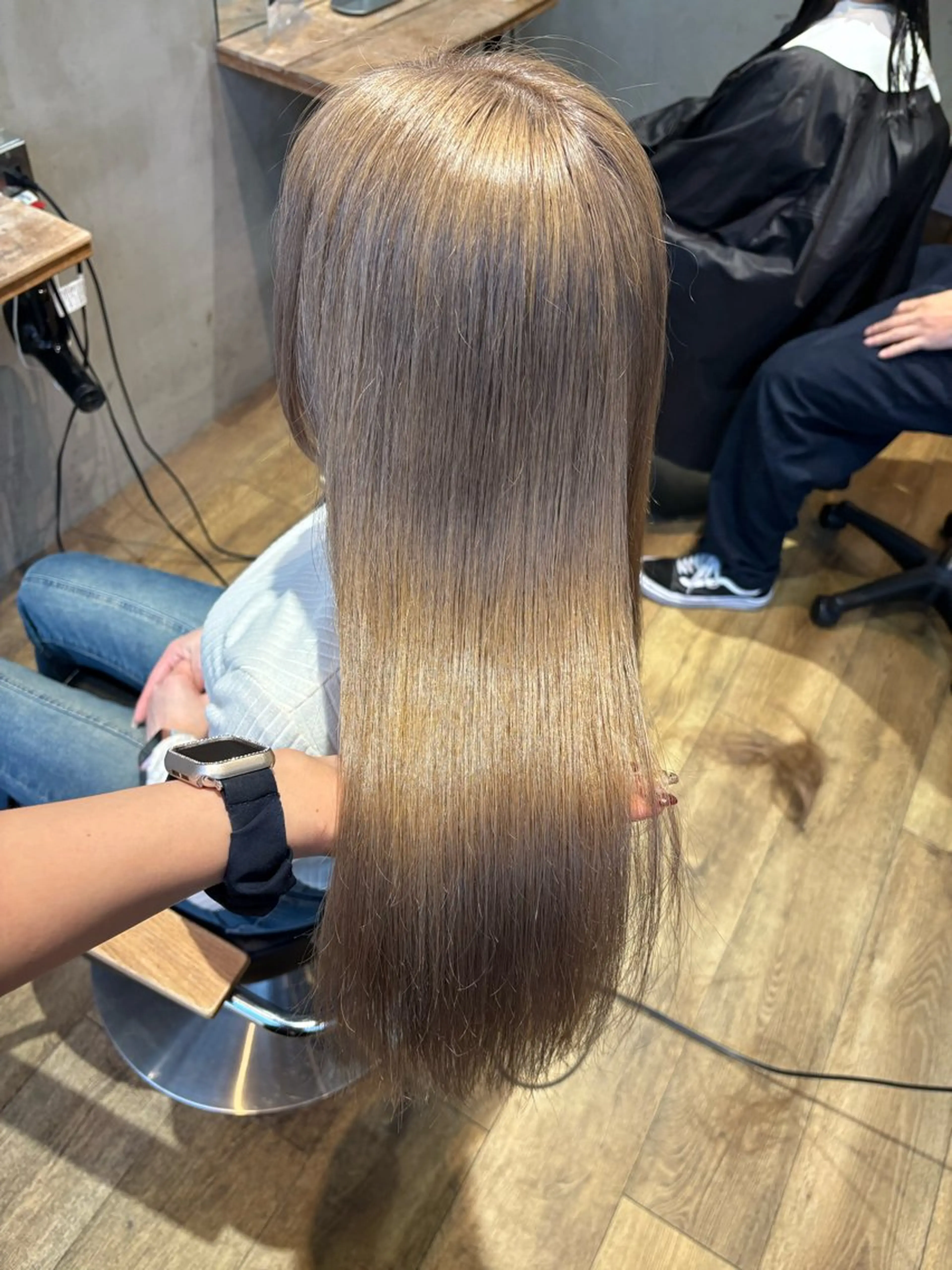 ロング カラー ベージュカラー ブリーチ ミルクティーベージュ ヘアカラー La fith hair cheval　熊本店所属・【 Lafith 】 WAKOのヘアスタイル