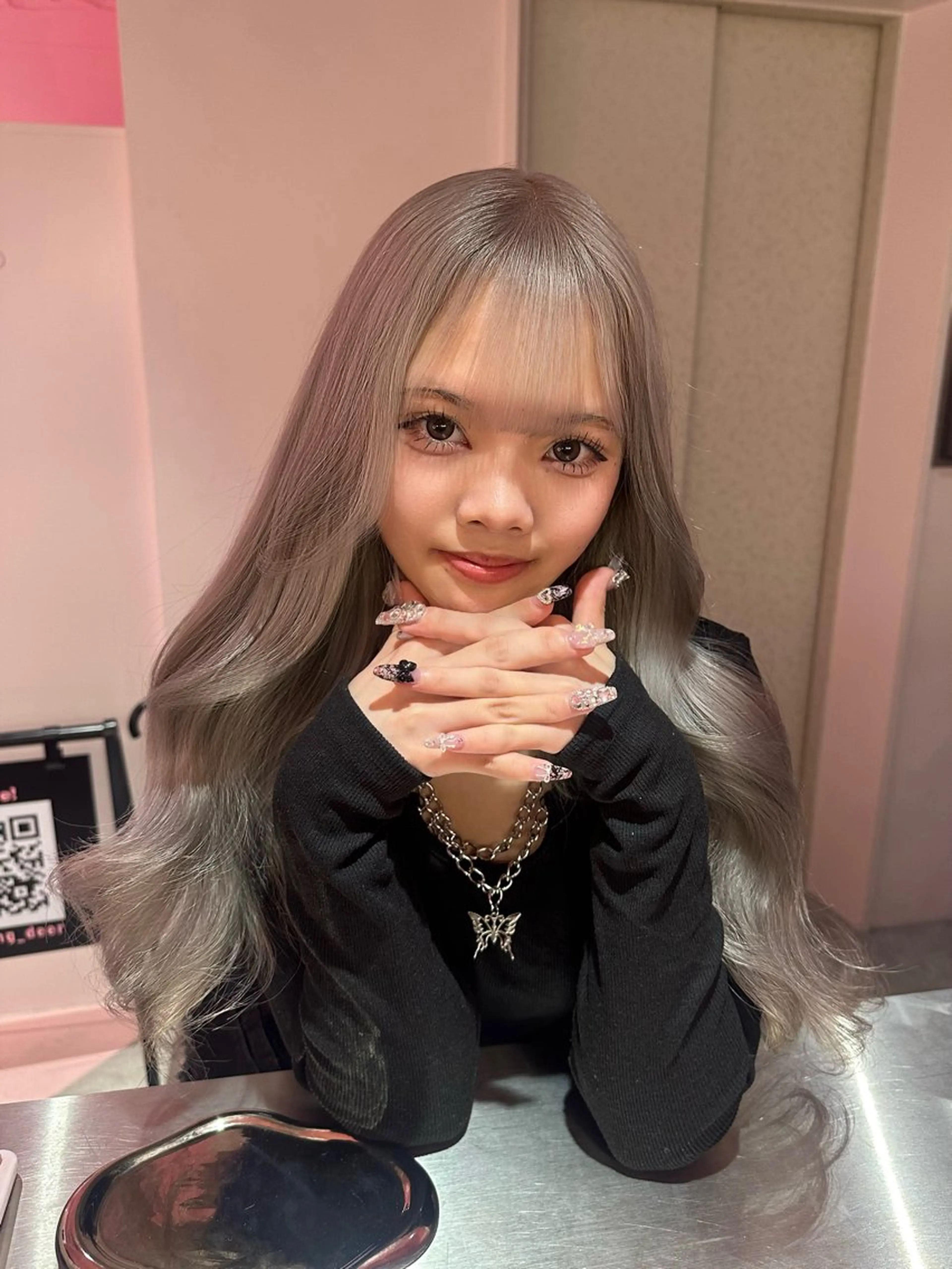 ロング ブリーチカラー 特化/MAHIROのヘアスタイル