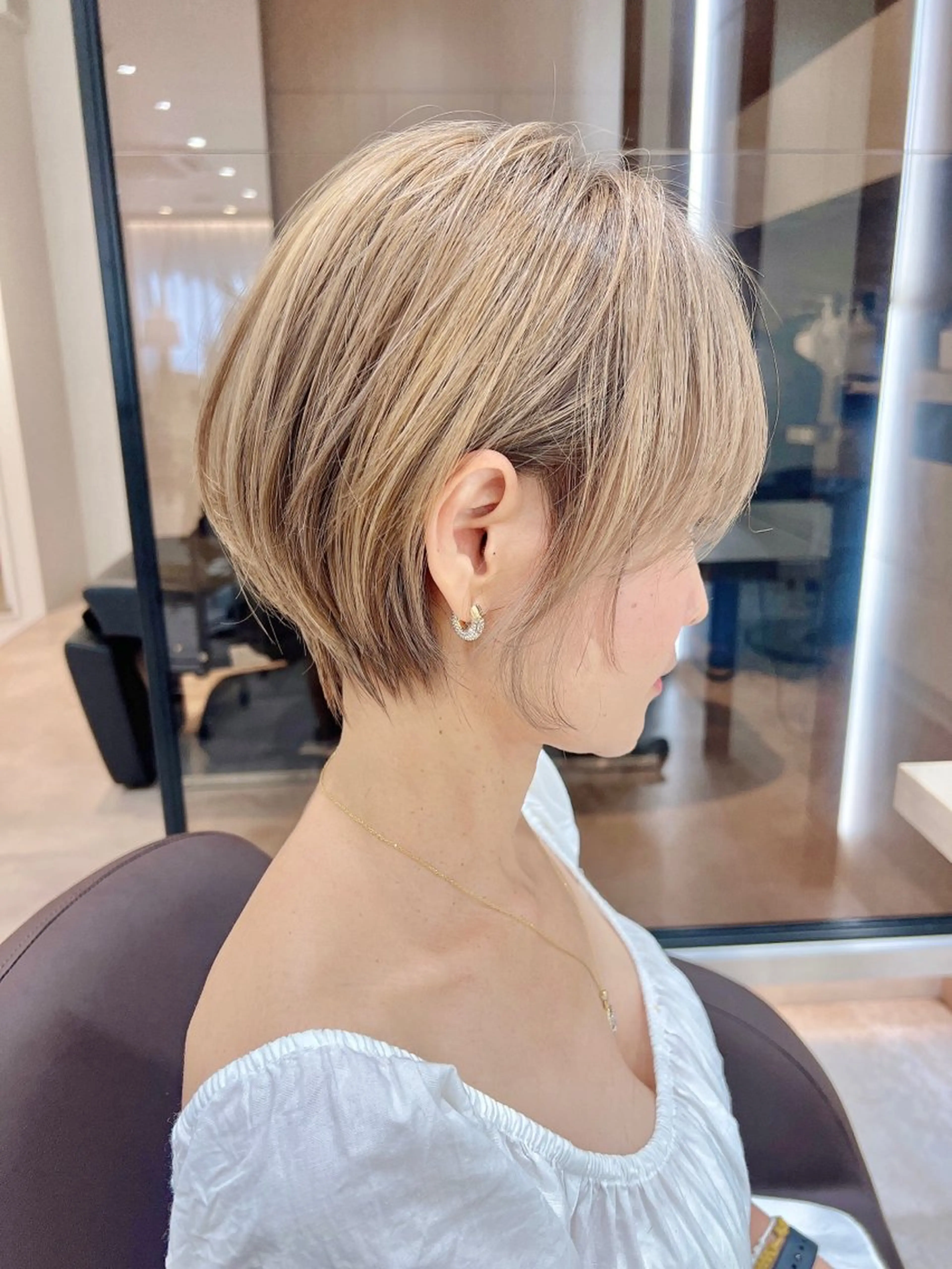 ショート カラー カット ヘアカラー トリートメント LA KING GINZA TOKYO所属・🧡ショートの達人 🧡SHOのヘアスタイル