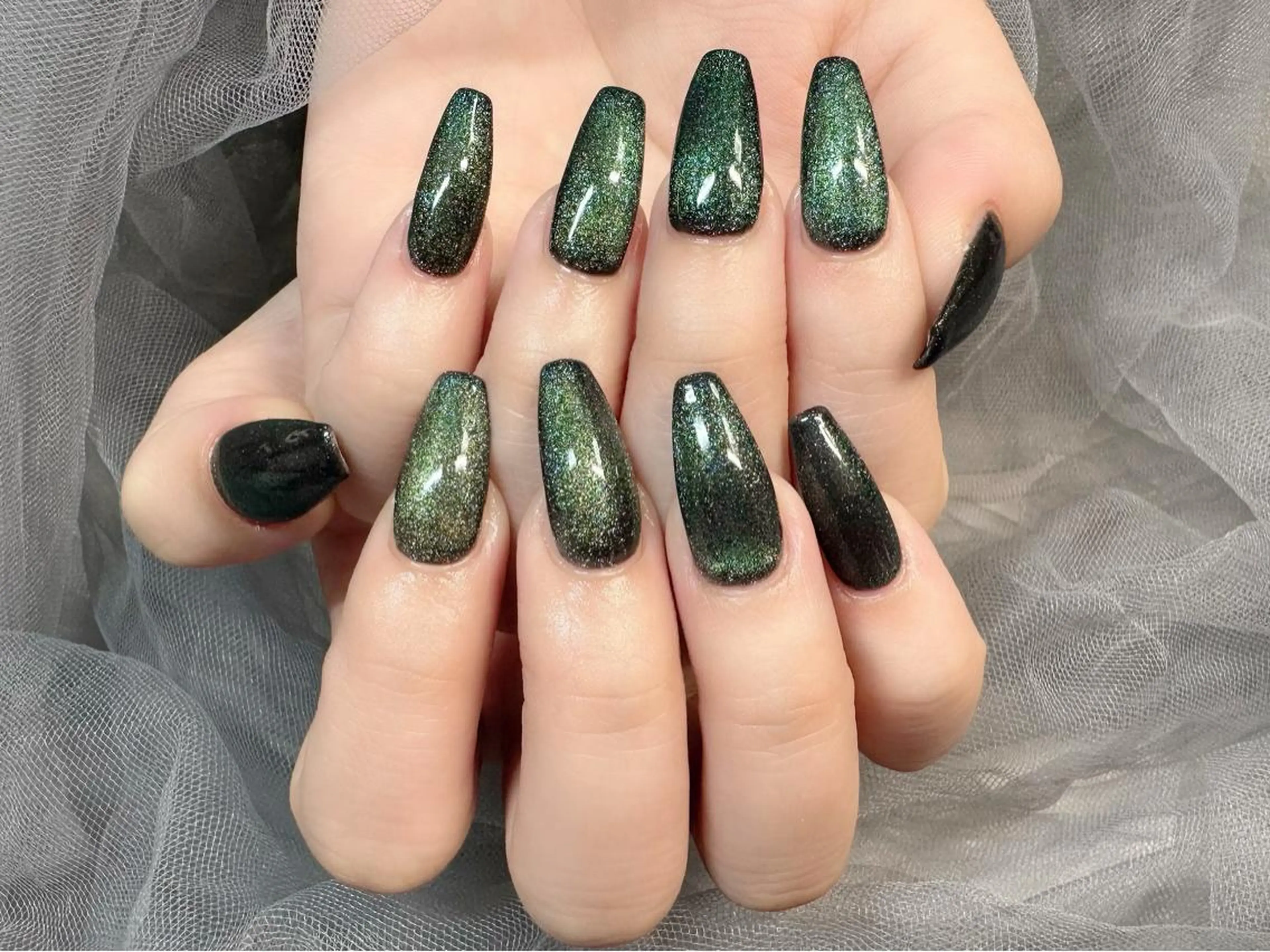 ネイル マグネットネイル ハンドネイル KURELLY所属・Nail Salon KURELLYのネイルデザイン