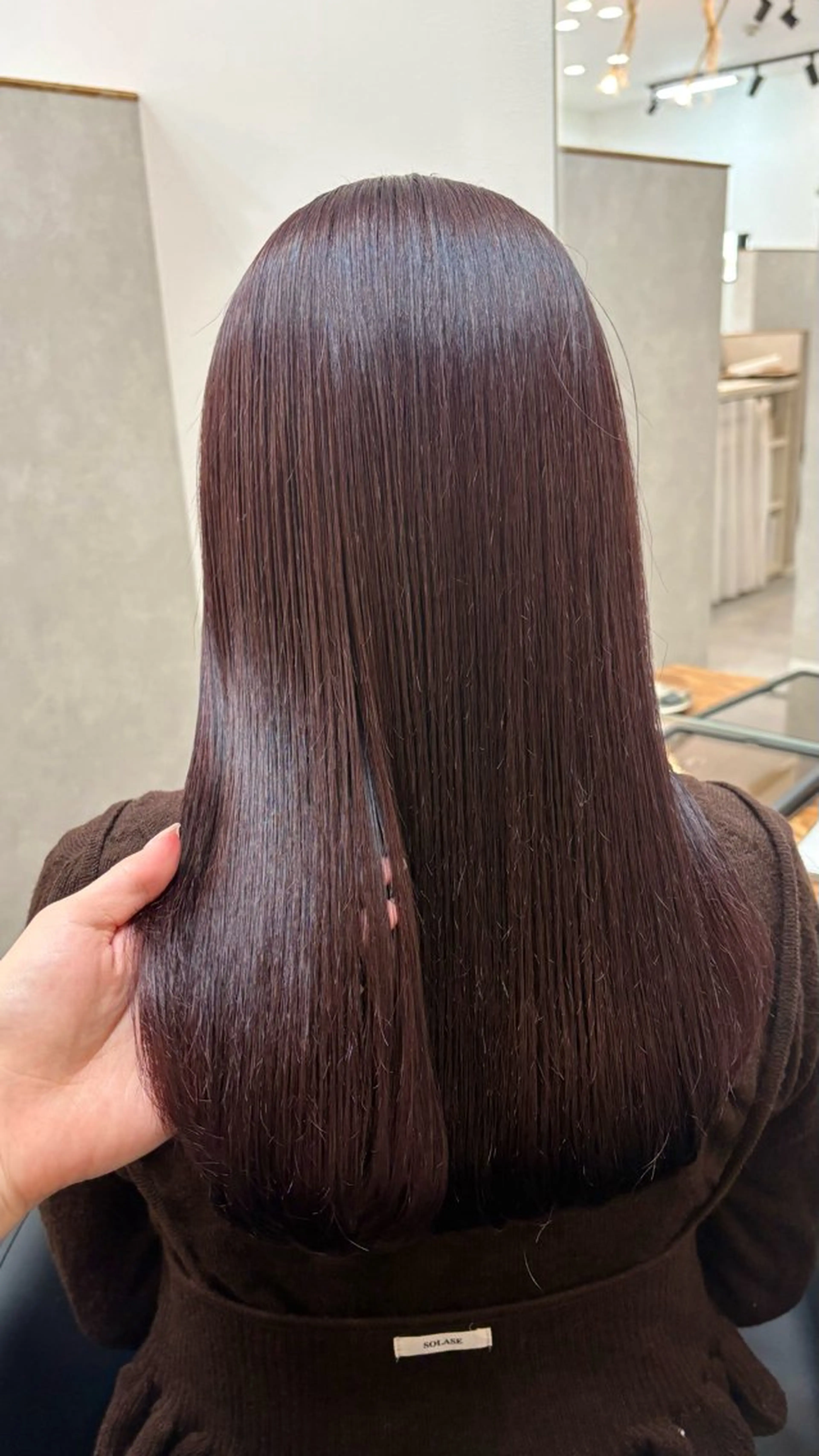 ロング カラー ヘアカラー トリートメント waku所属・豊橋/菜月/ブリーチ /艶カラーハイトーンのヘアスタイル