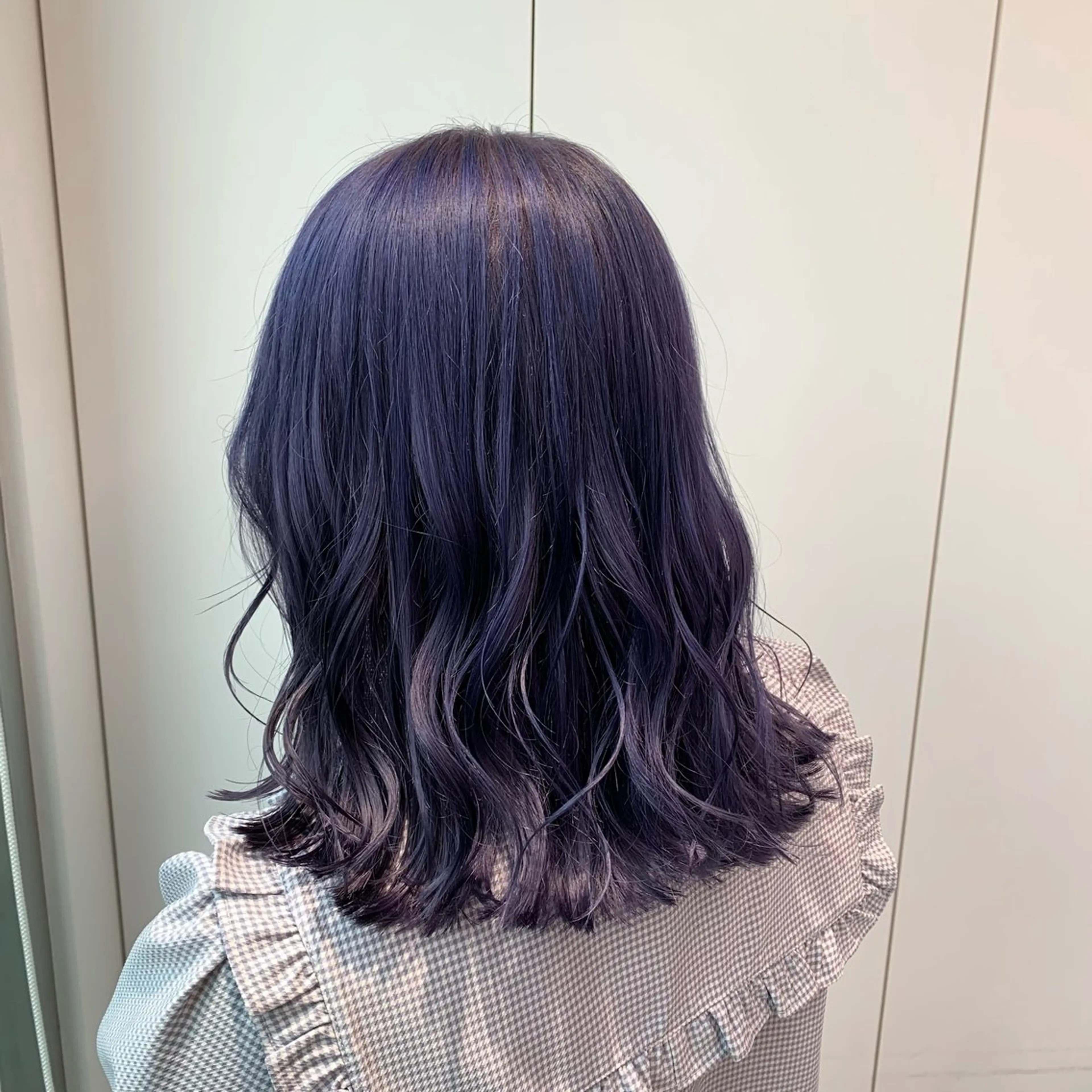 ミディアム カラー 🤍淡色ピンク&ラベ ンダーYUKI🤍のヘアスタイル