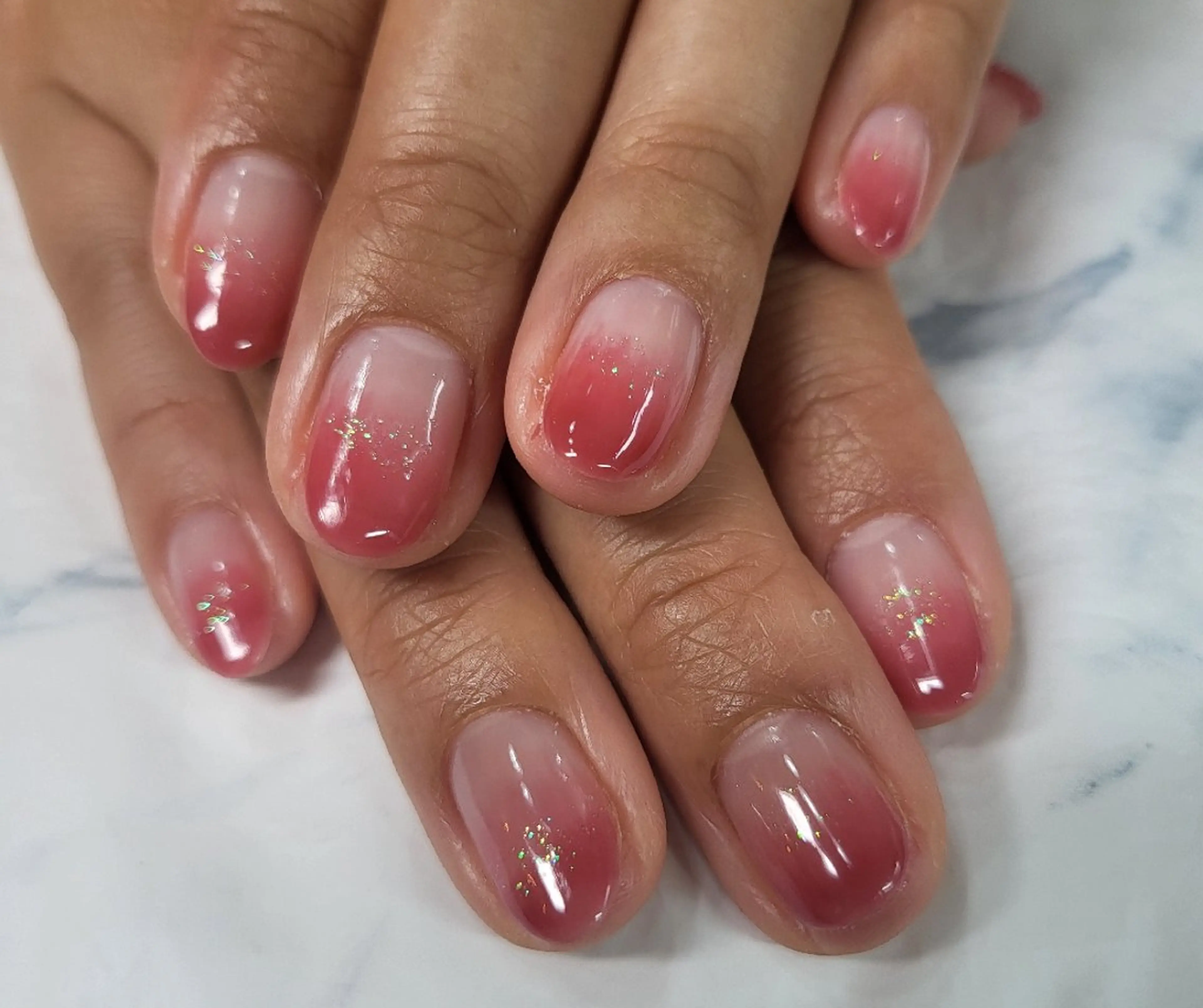 ラメグネイル💅オフ込みの写真