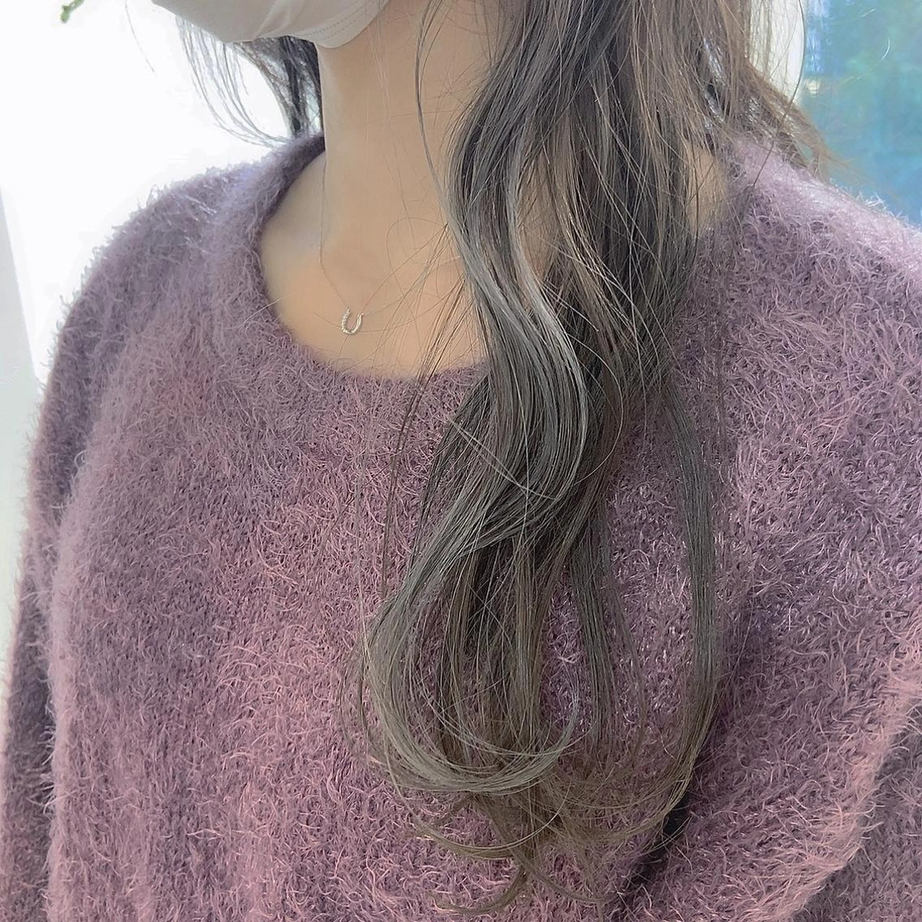 ロング カラー ブリーチ 透明感カラー イヤリングカラー トリートメント 山下夕月 ショート🫧ボブのヘアスタイル