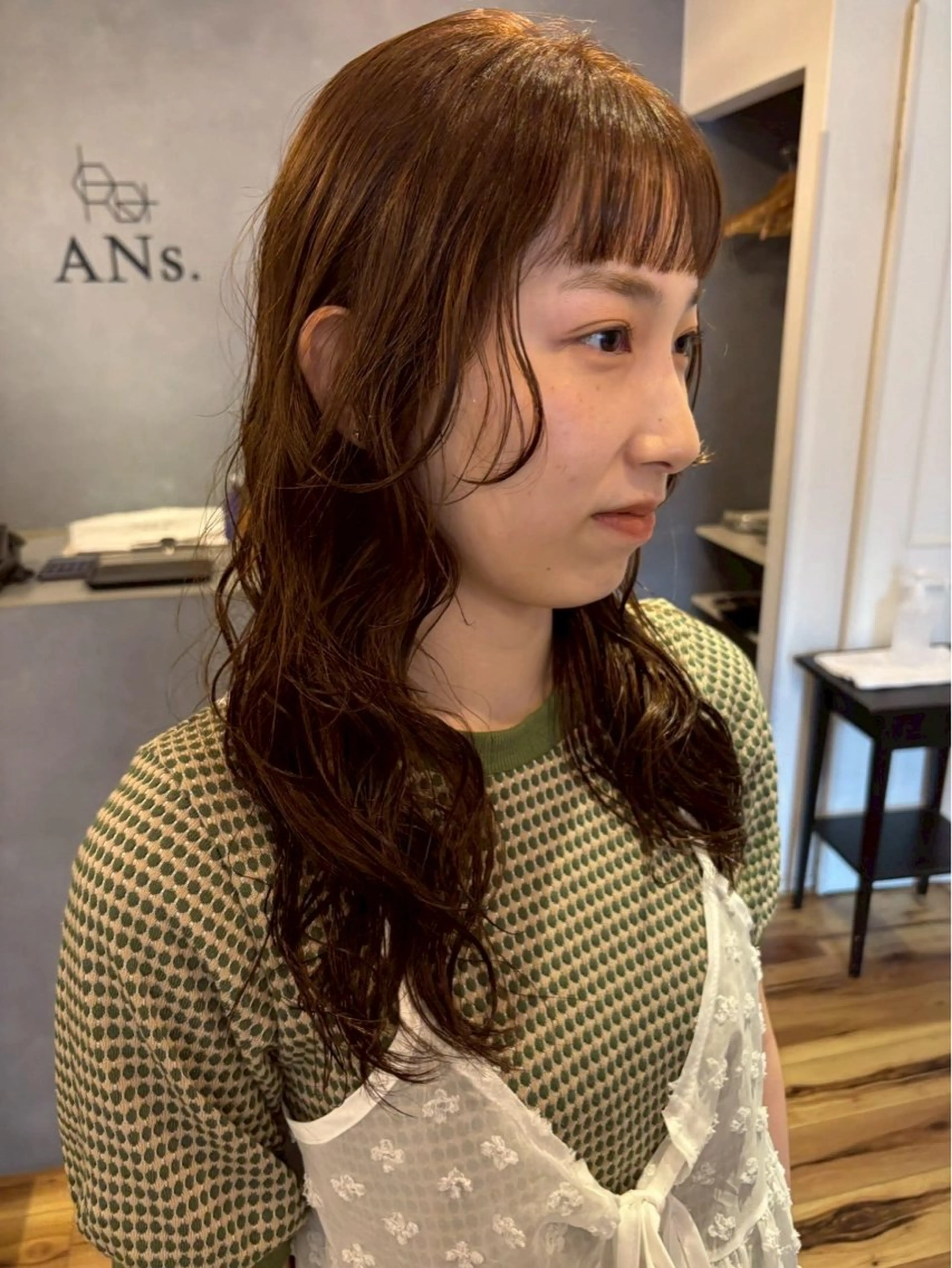 ミディアム パーマ ANs. YUIのヘアスタイル