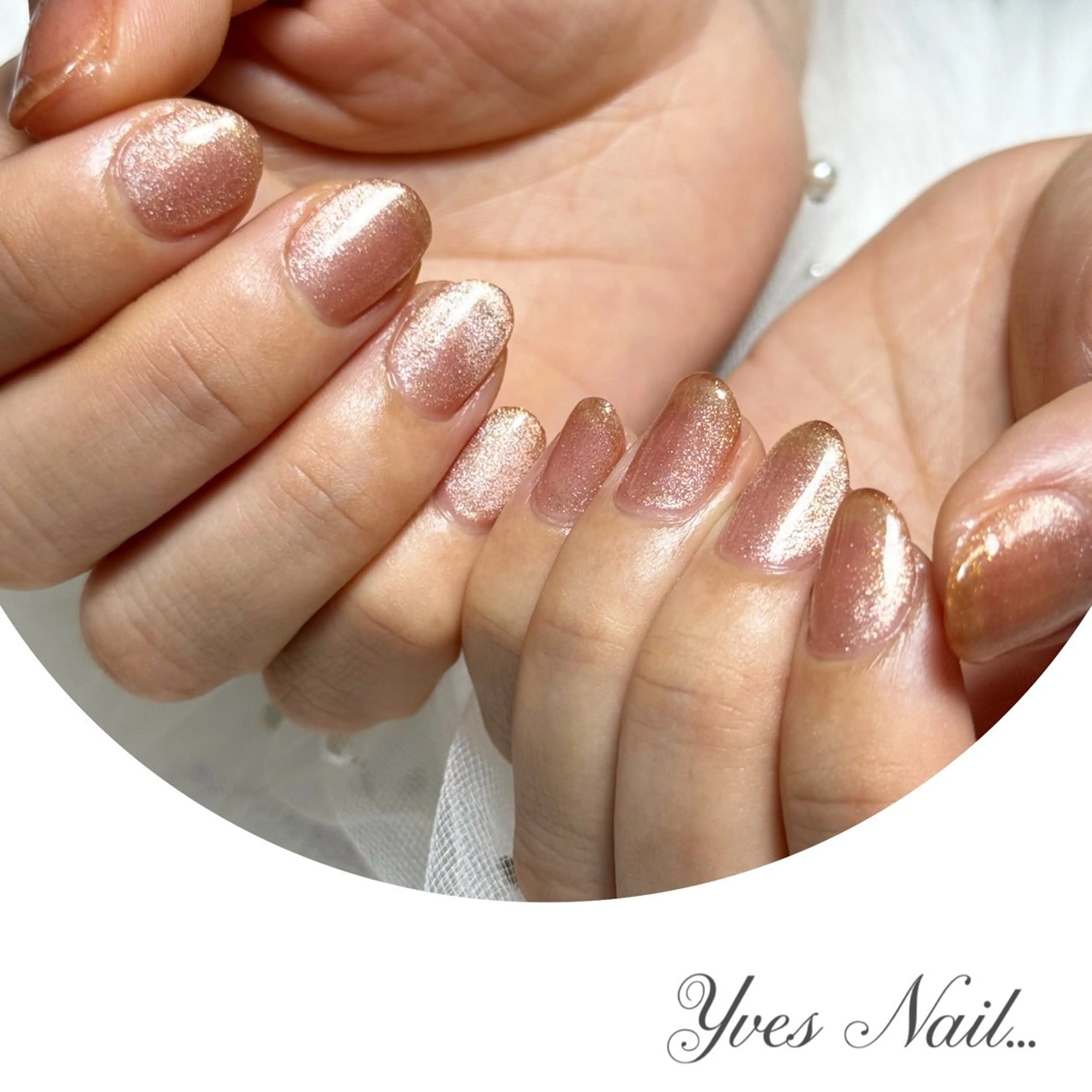 ネイル マグネットネイル ワンカラーネイル ハンドネイル kanno yのネイルデザイン