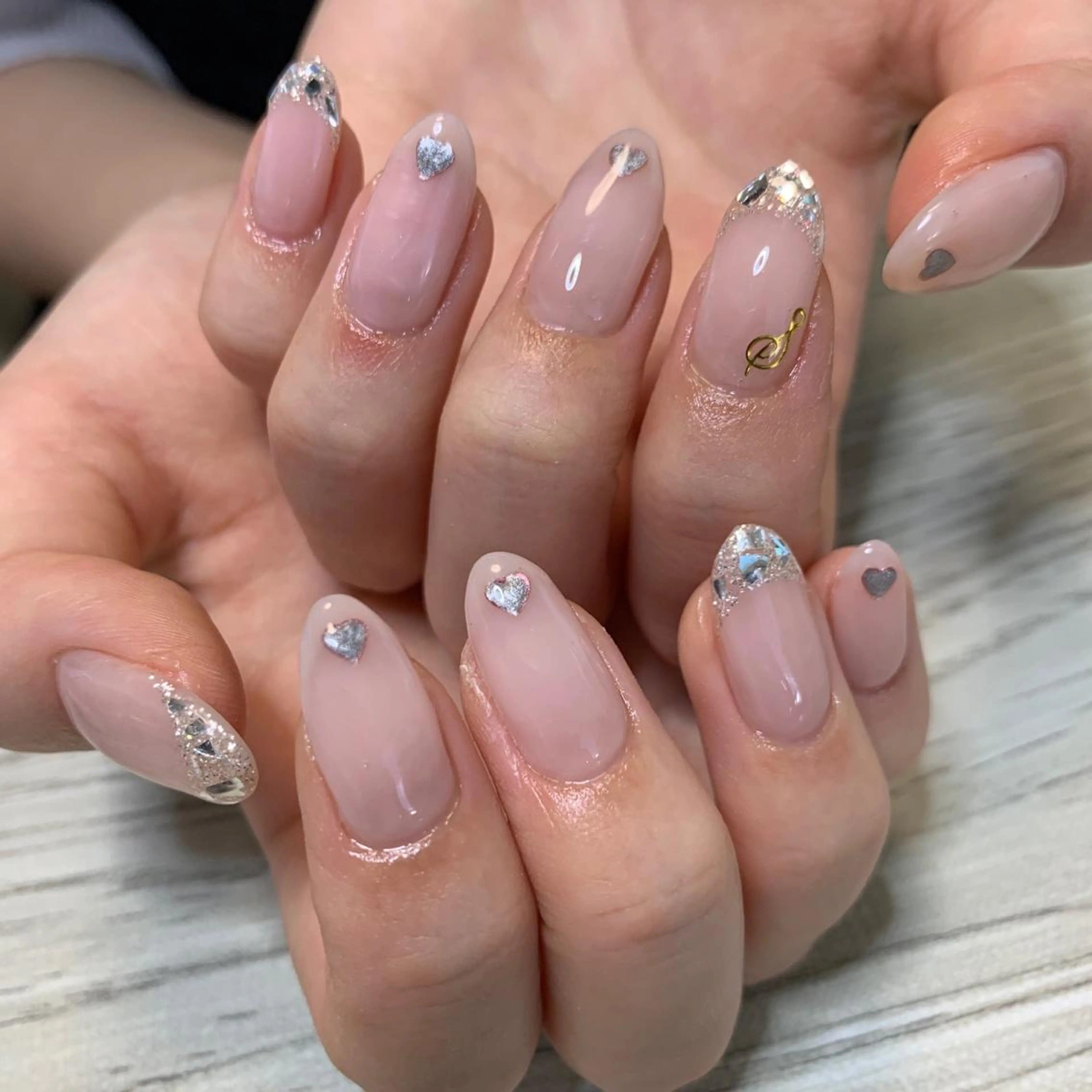 ネイル アートネイル 持ち込み スカルプネイル シンプルネイル ハンドネイル フットネイル Adite nailのネイルデザイン
