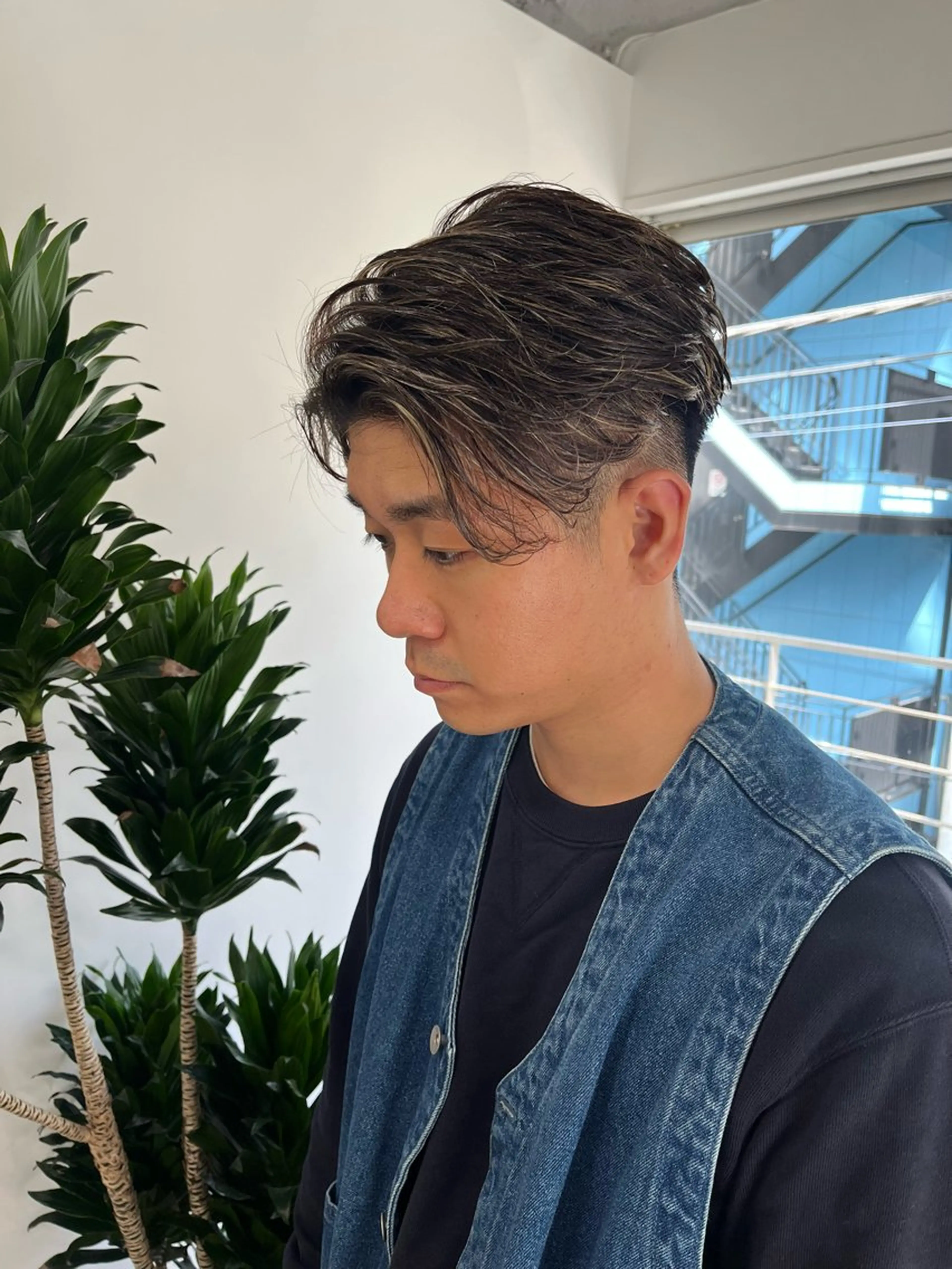 ショート カラー パーマ ヘアアレンジ メンズ ヘアカラー トリートメント 💎髪質改善特化💎 RUITOのヘアスタイル