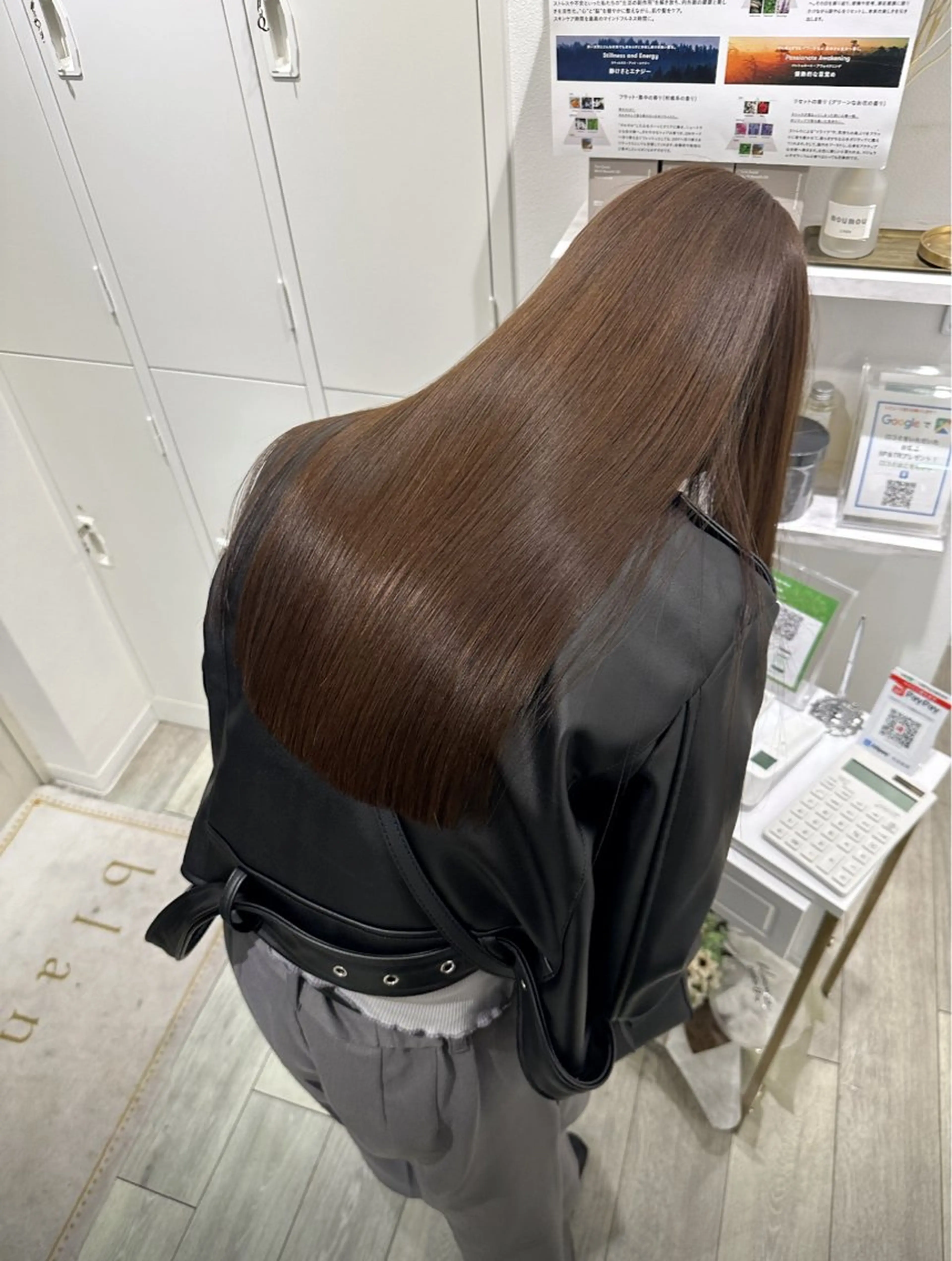 ロング 山崎結菜 🫧透明感カラーのヘアスタイル