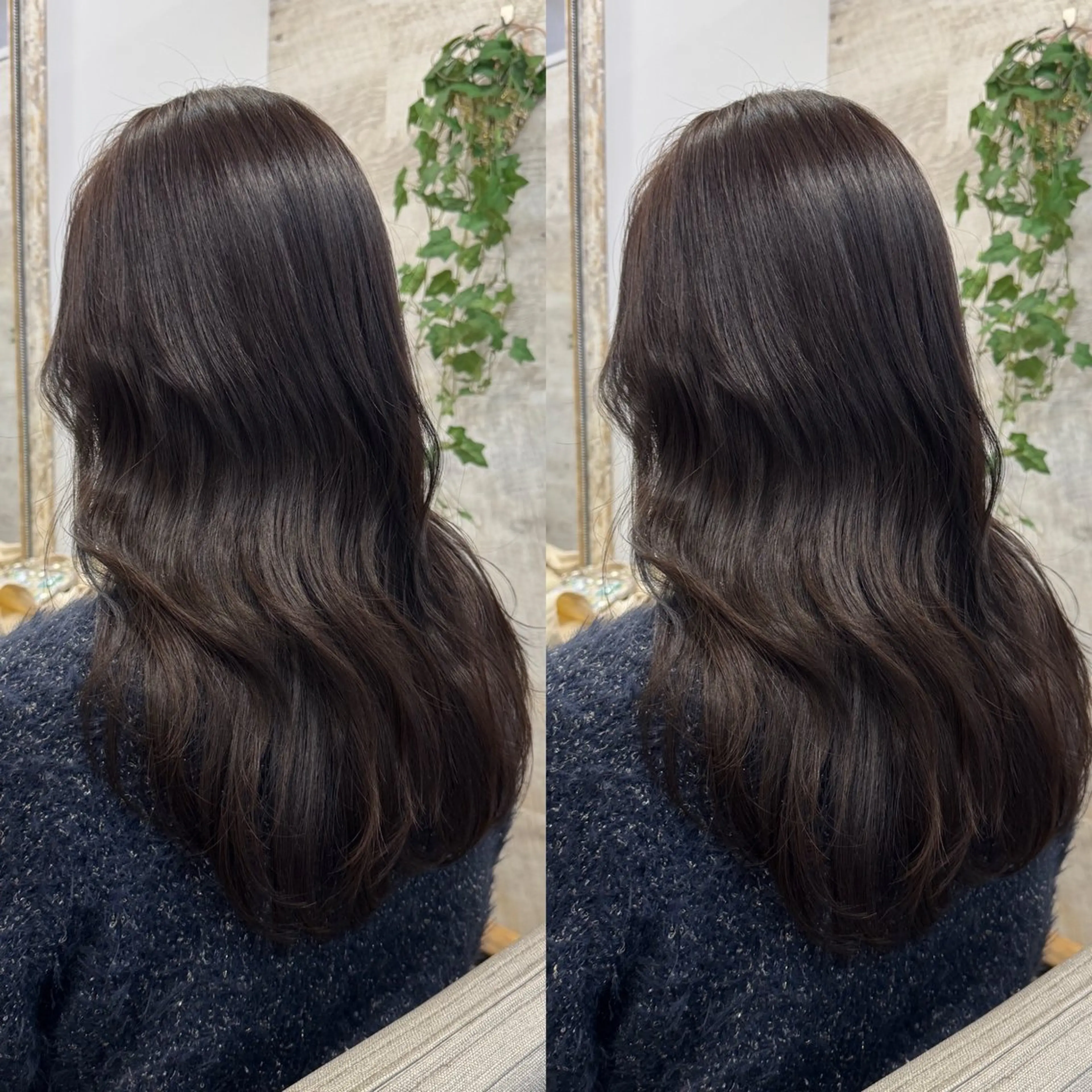 セミロング カット ヘアカラー トリートメント F Beauty表参道所属・髪質改善/縮毛矯正/ 酸性ストレート/ガブのヘアスタイル