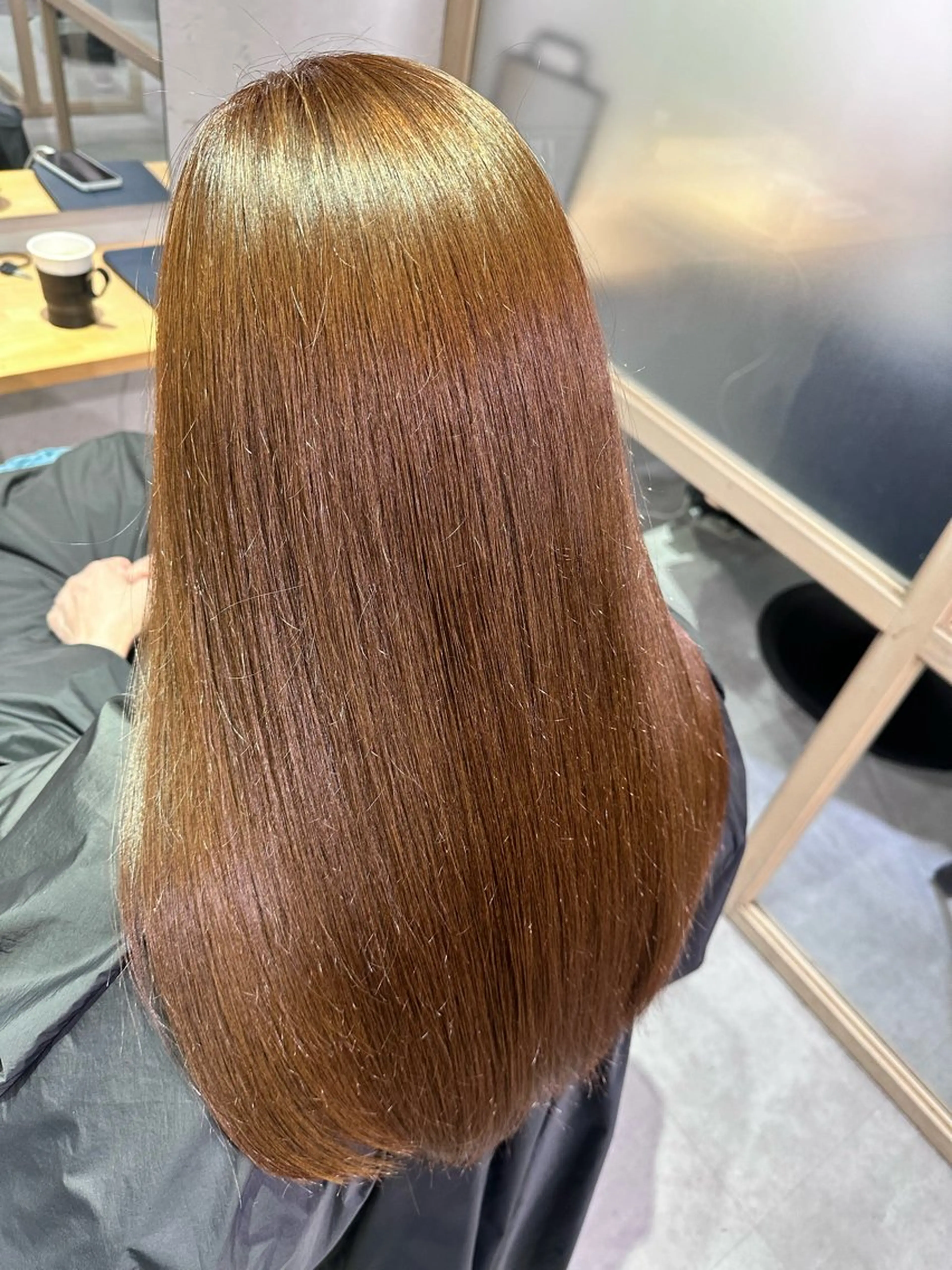 ロング カラー ヘアカラー トリートメント ✨シルクストレート✨ 美髪髪質改善Yukiのヘアスタイル