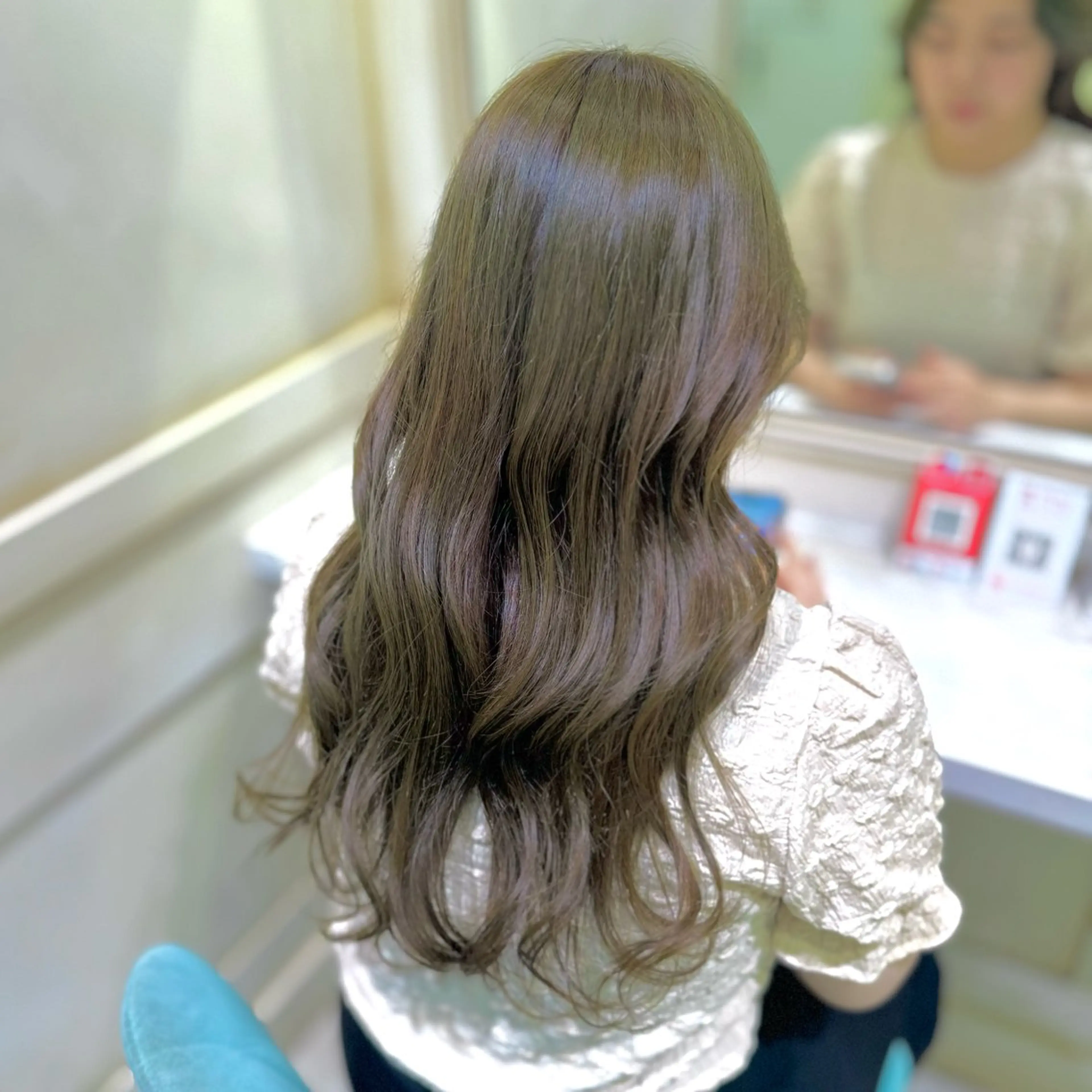 ロング カラー ヘアカラー トリートメント 透明感カラー/ kazusaのヘアスタイル