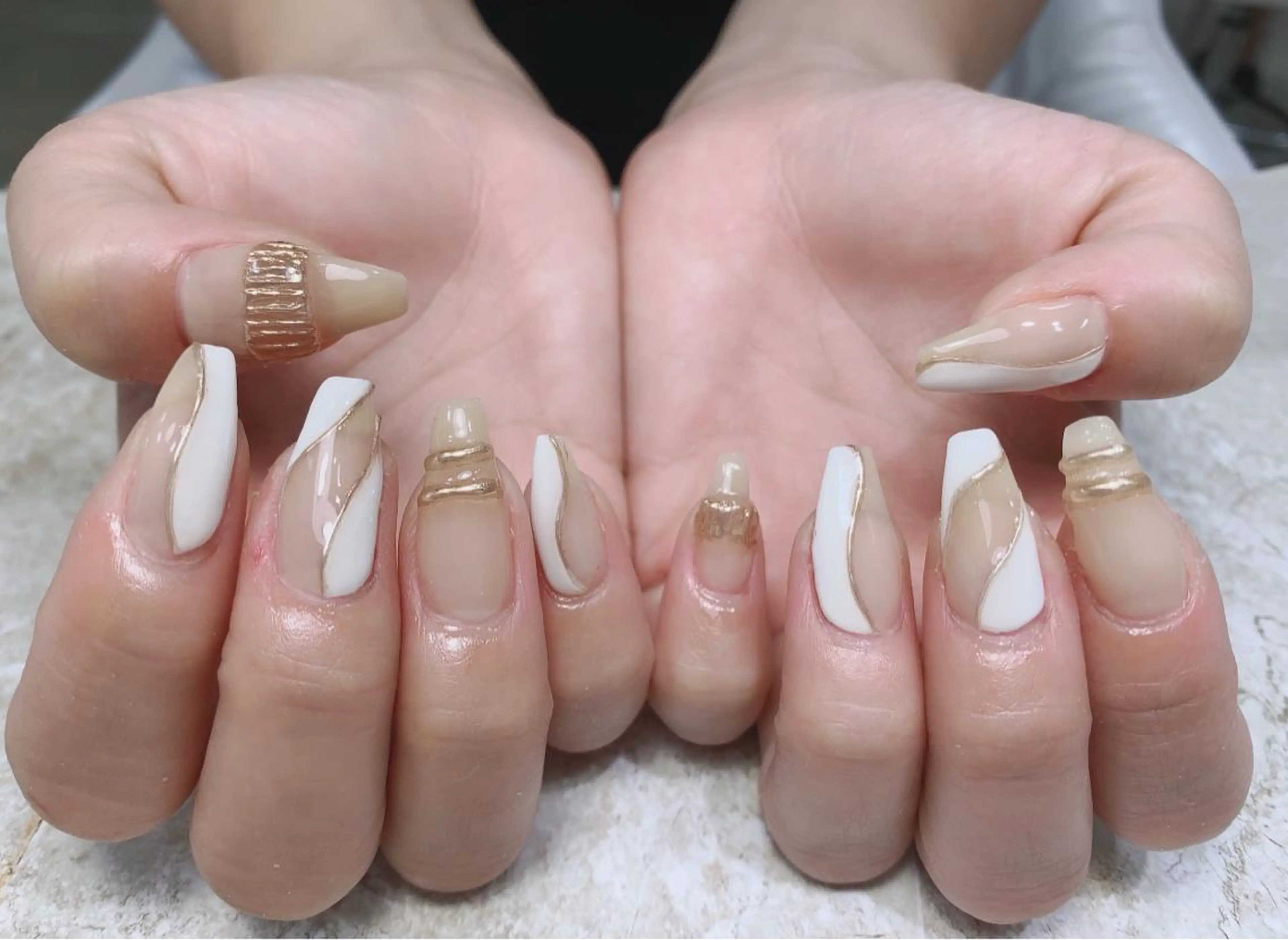 ロング ネイル CC Nail Salonのネイルデザイン